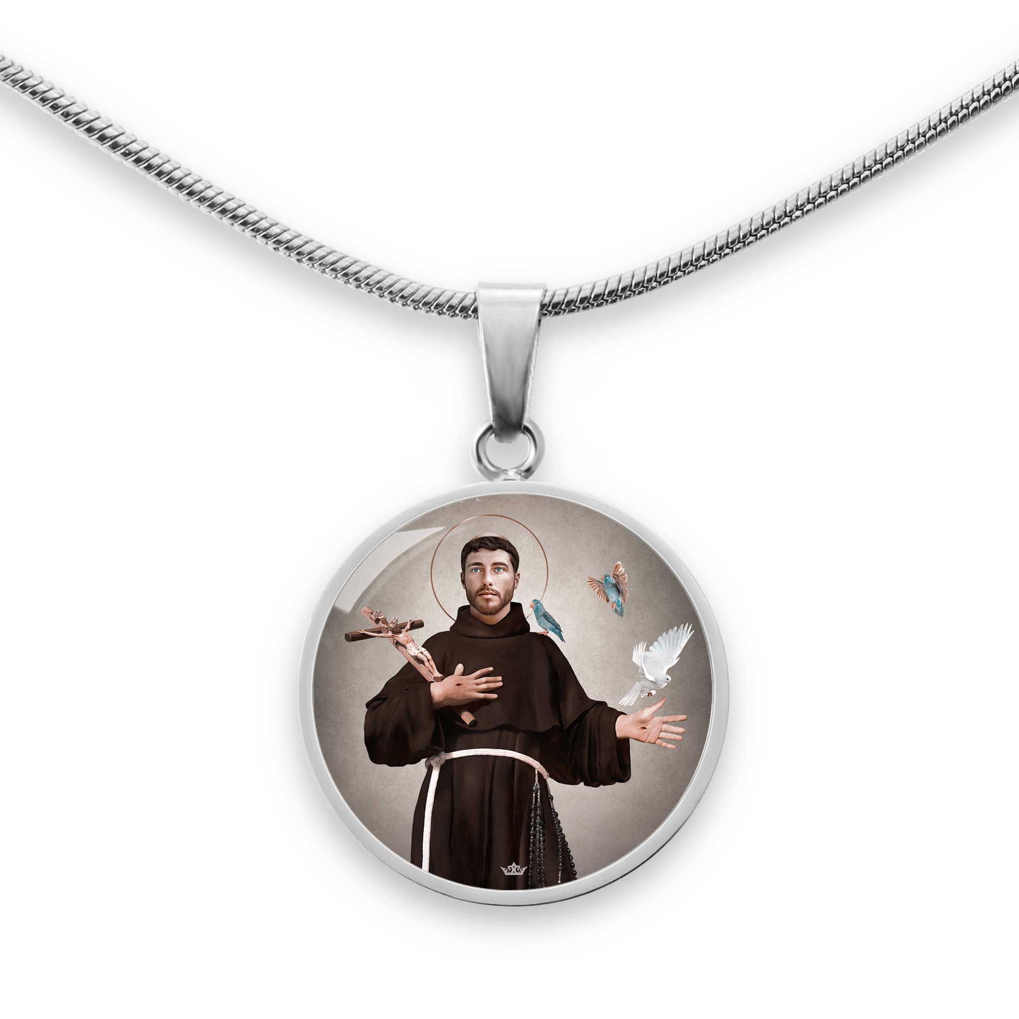 St. Francis of Assisi Pendant Necklace - VENXARA®