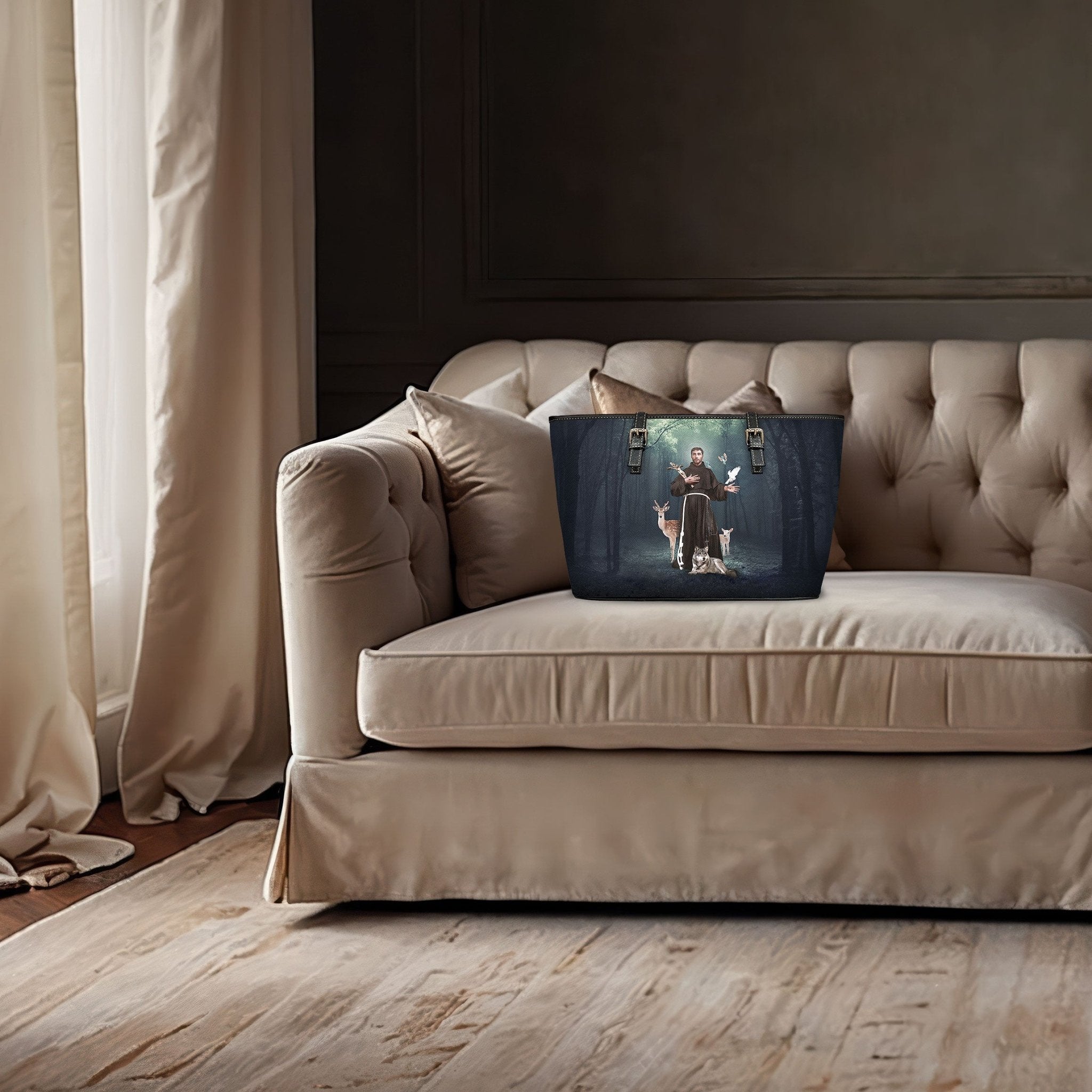 St. Francis of Assisi Tote Bag (Forest) - VENXARA®