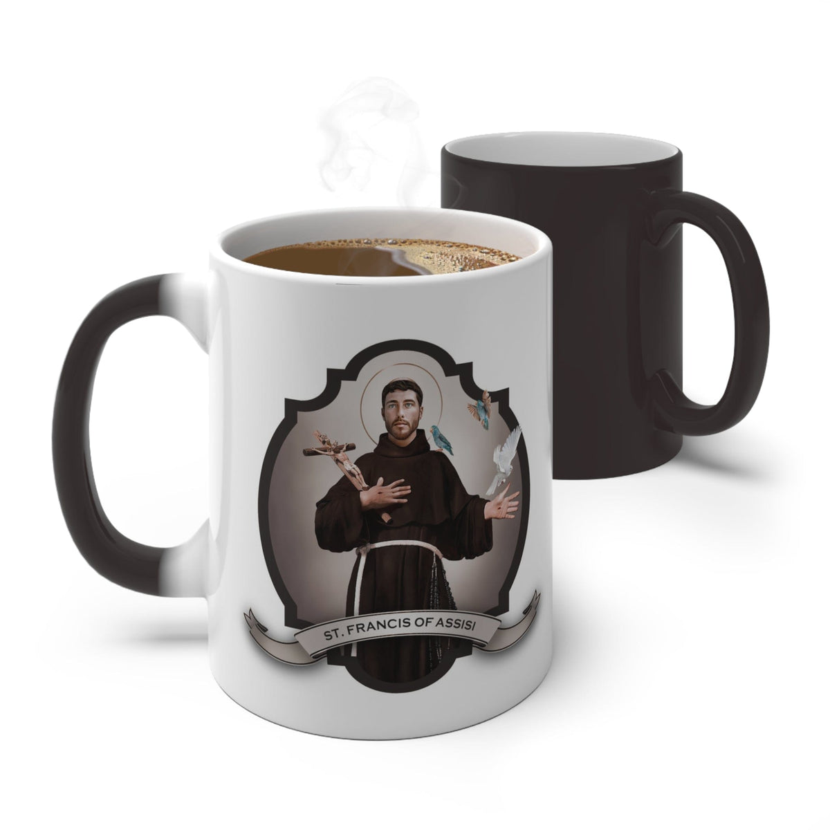 St. Francis of Assisi Transitional Mug Copyright VENXARA