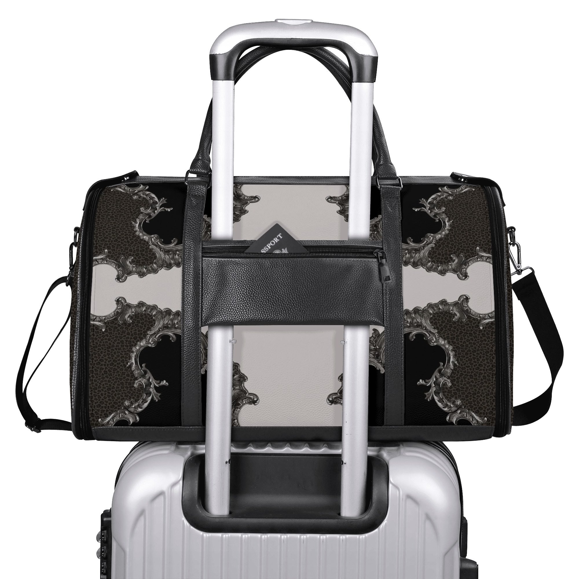 St. Francis of Assisi Travel Bag (Baroque Leopard) - VENXARA®