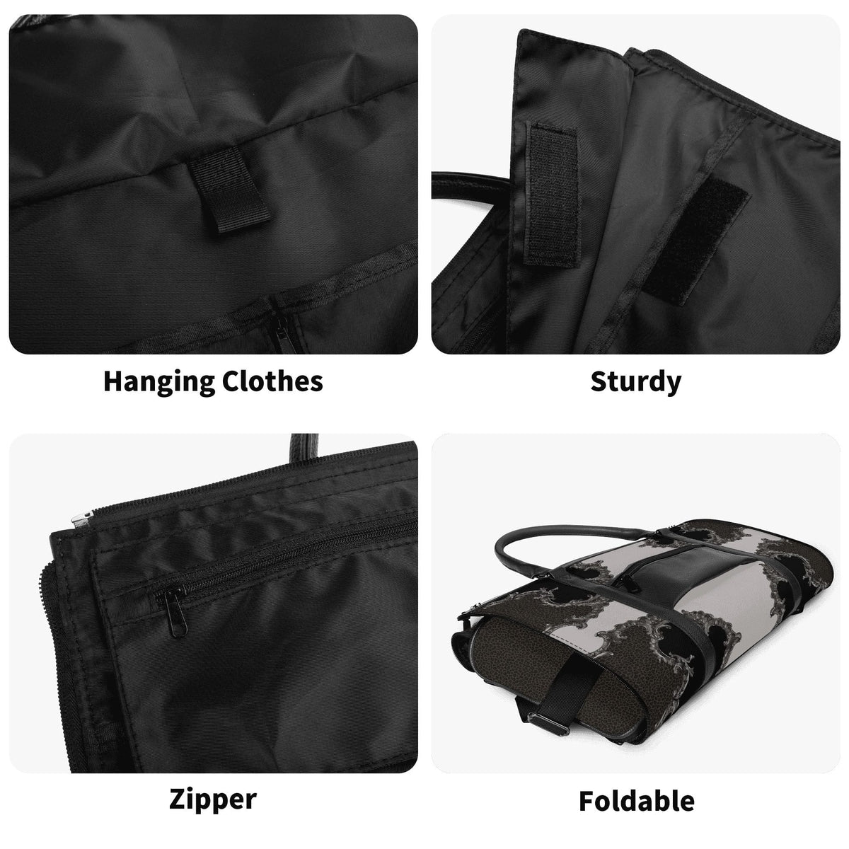 St. Francis of Assisi Travel Bag (Baroque Leopard) Copyright VENXARA