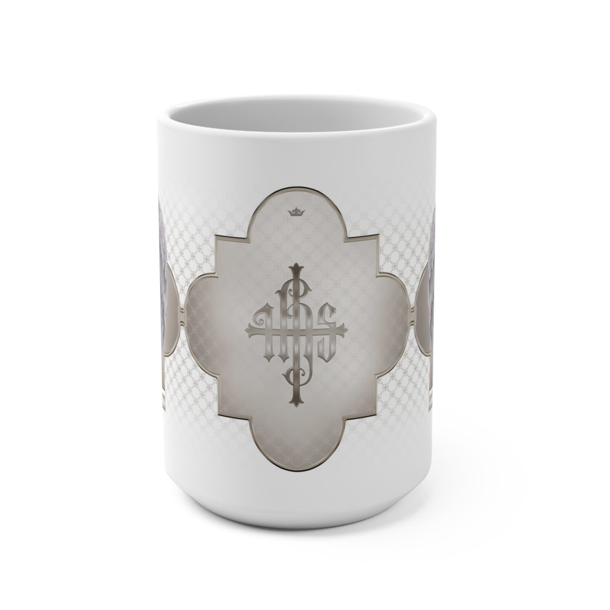 St. Gabriel the Archangel Ceramic Mug (White 15 oz) Copyright VENXARA