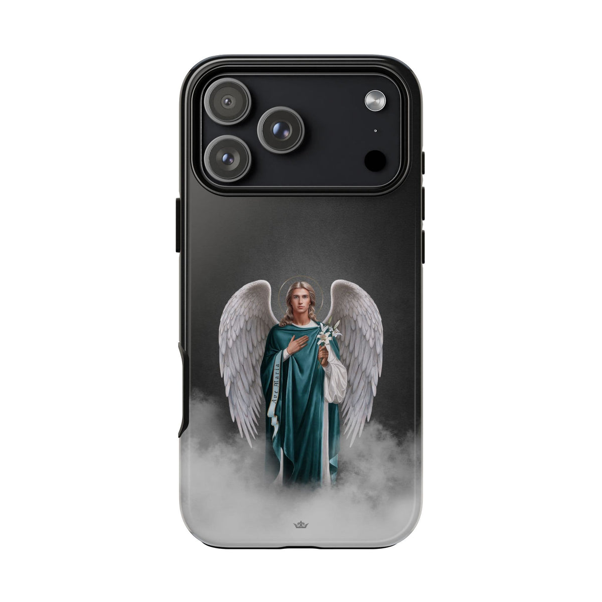 St. Gabriel the Archangel Hard Phone Case (Dark) Copyright VENXARA
