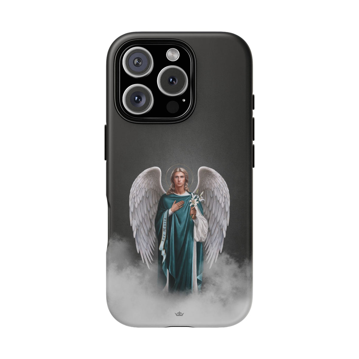 St. Gabriel the Archangel Hard Phone Case (Dark) Copyright VENXARA
