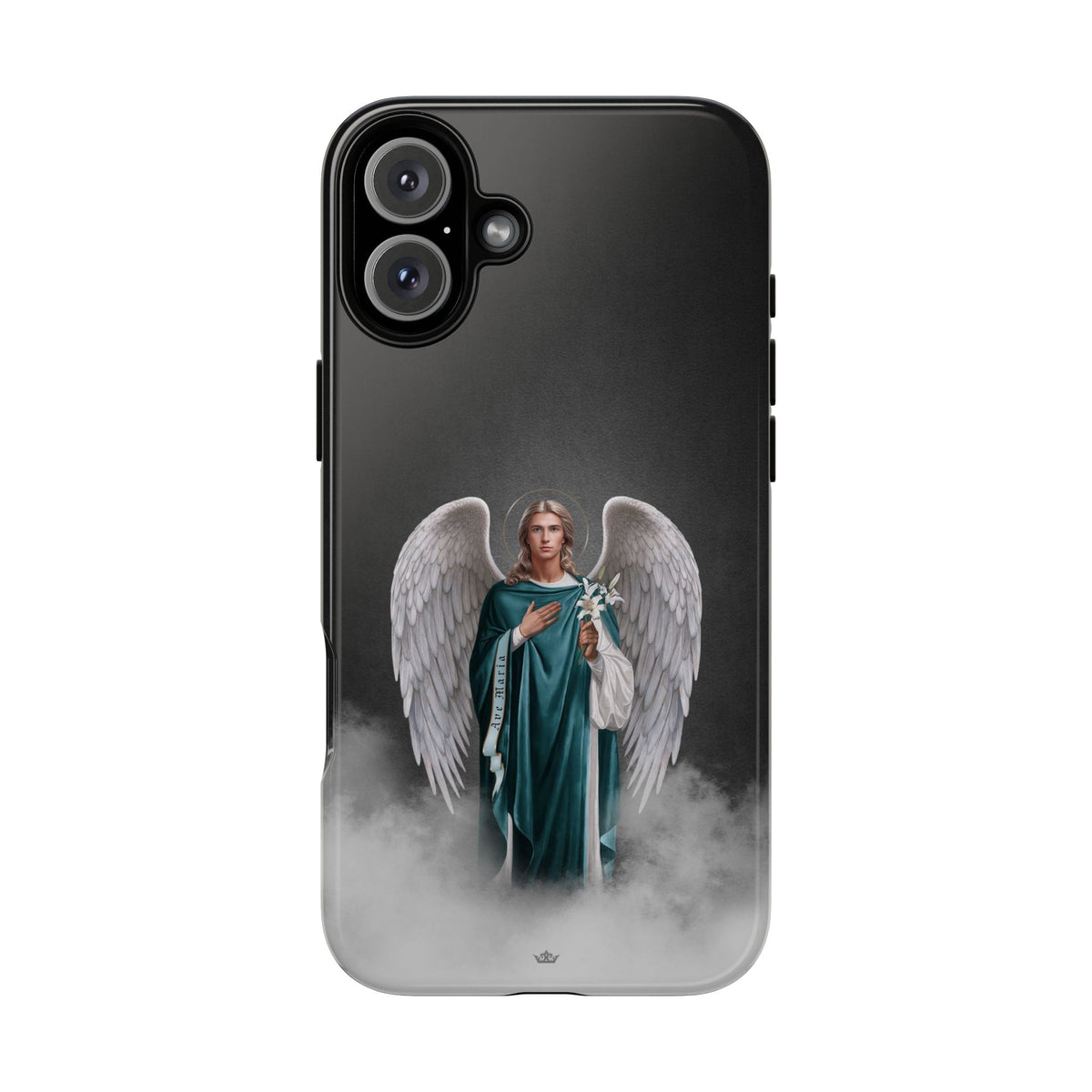 St. Gabriel the Archangel Hard Phone Case (Dark) Copyright VENXARA