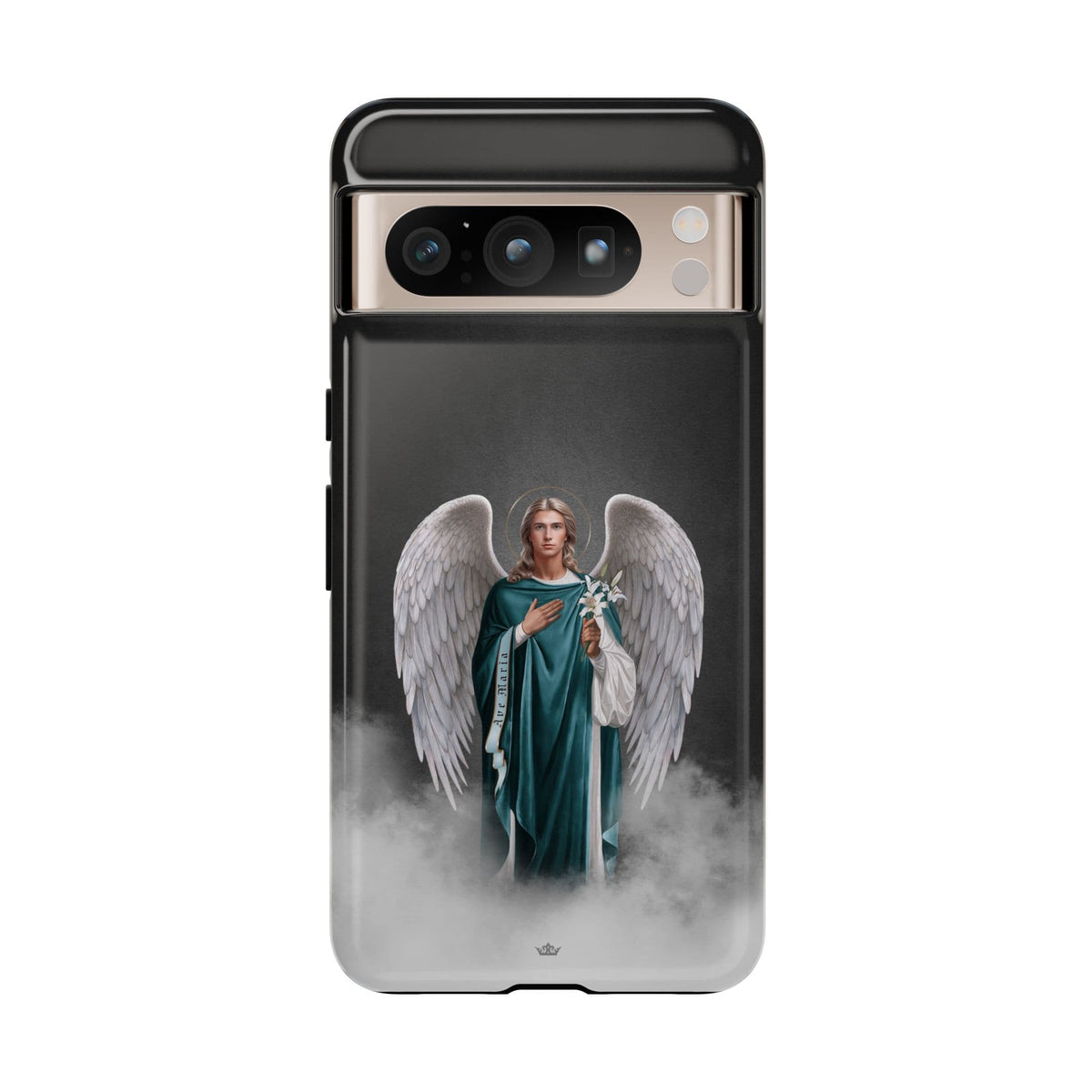 St. Gabriel the Archangel Hard Phone Case (Dark) Copyright VENXARA