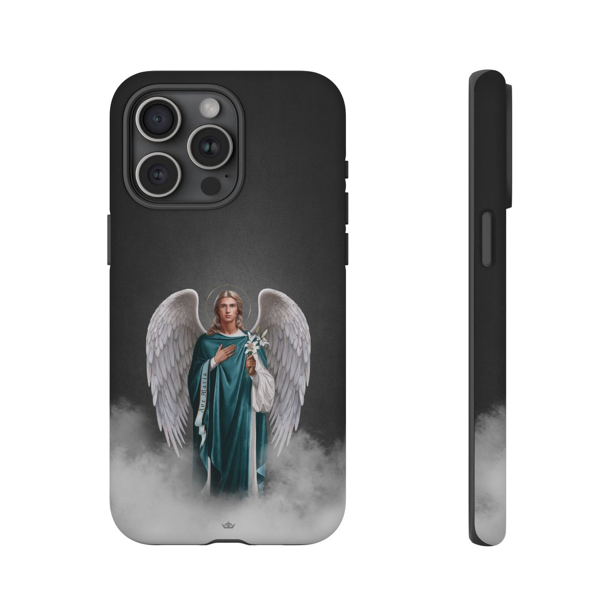 St. Gabriel the Archangel Hard Phone Case (Dark) Copyright VENXARA