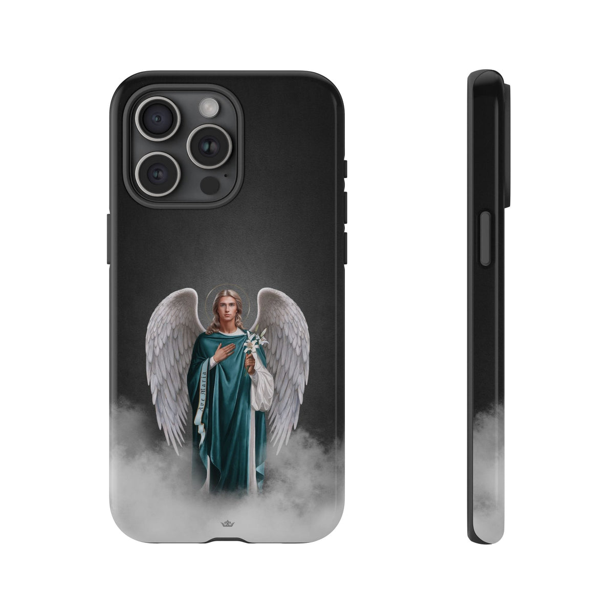 St. Gabriel the Archangel Hard Phone Case (Dark) Copyright VENXARA
