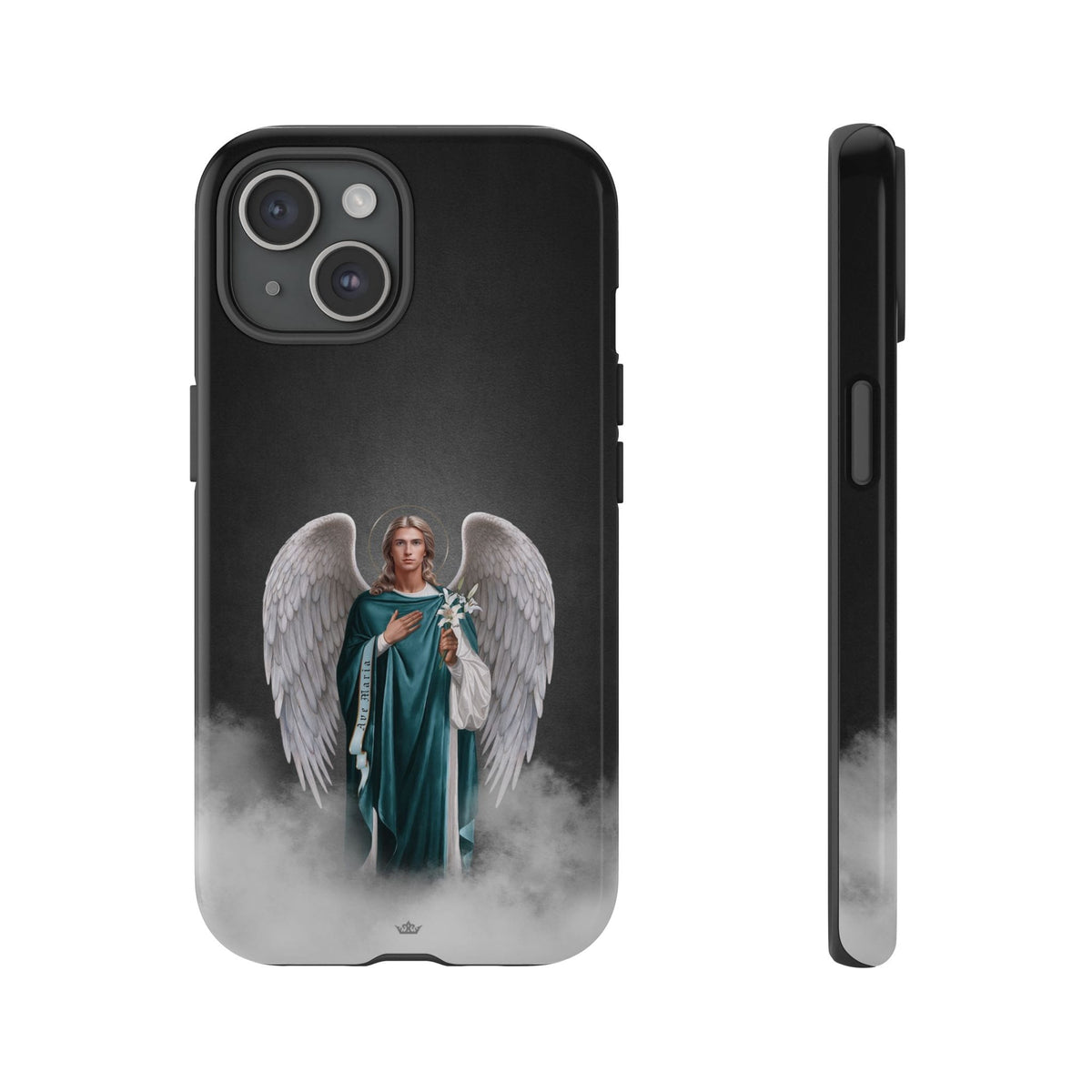St. Gabriel the Archangel Hard Phone Case (Dark) Copyright VENXARA