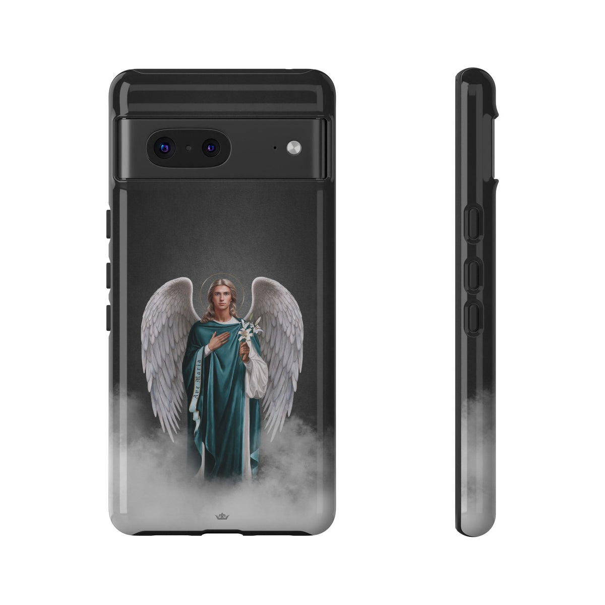 St. Gabriel the Archangel Hard Phone Case (Dark) Copyright VENXARA
