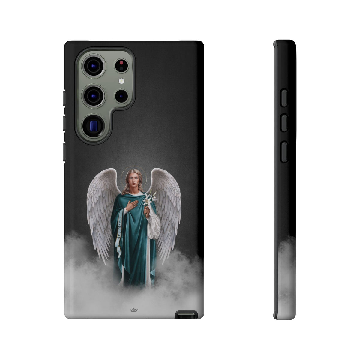 St. Gabriel the Archangel Hard Phone Case (Dark) Copyright VENXARA