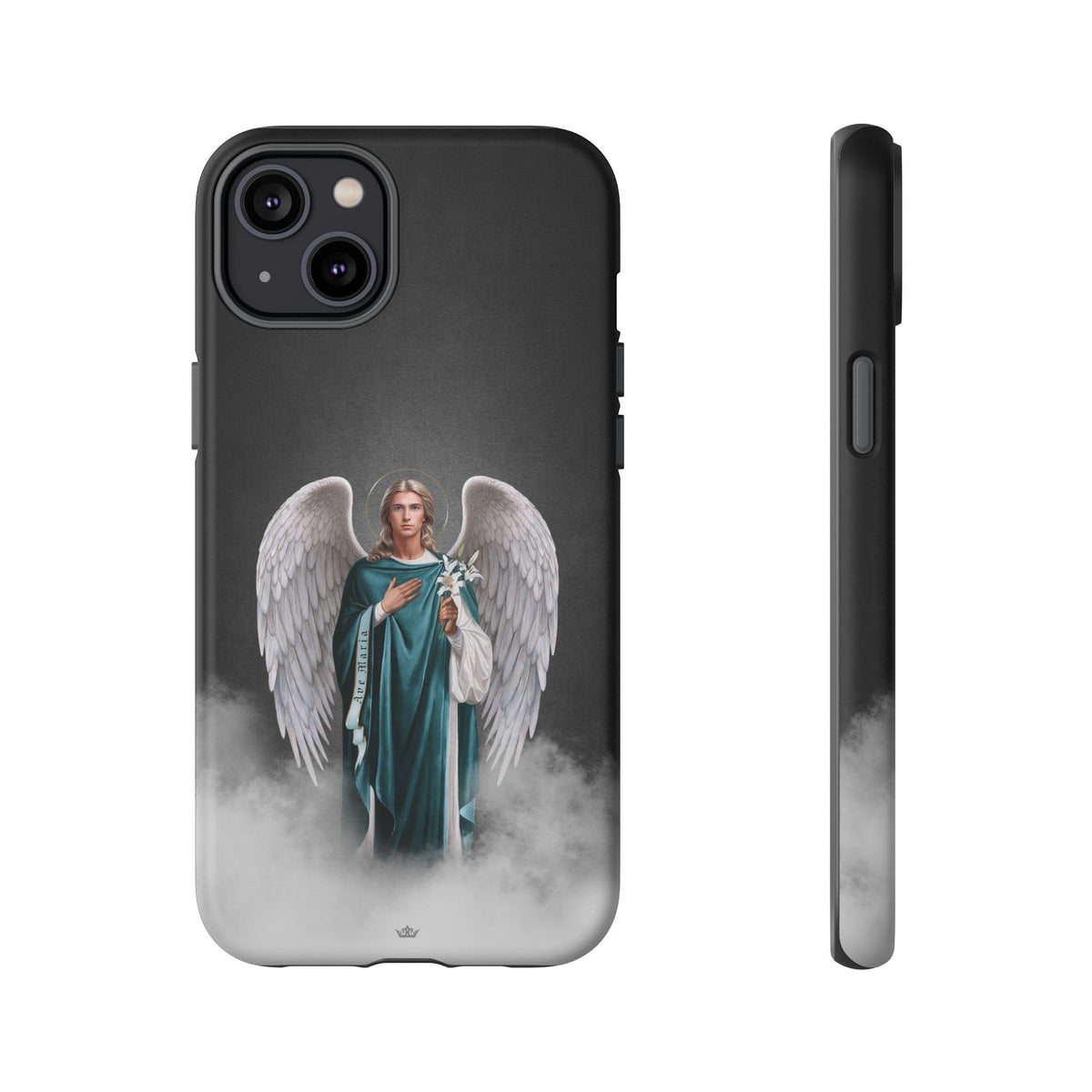 St. Gabriel the Archangel Hard Phone Case (Dark) Copyright VENXARA