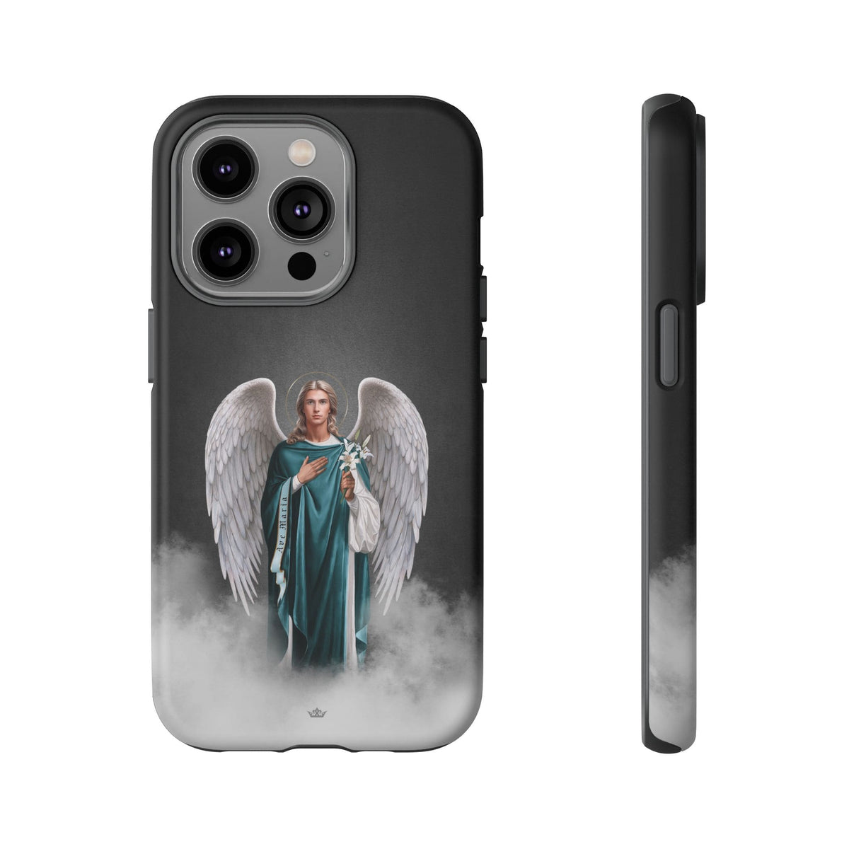 St. Gabriel the Archangel Hard Phone Case (Dark) Copyright VENXARA