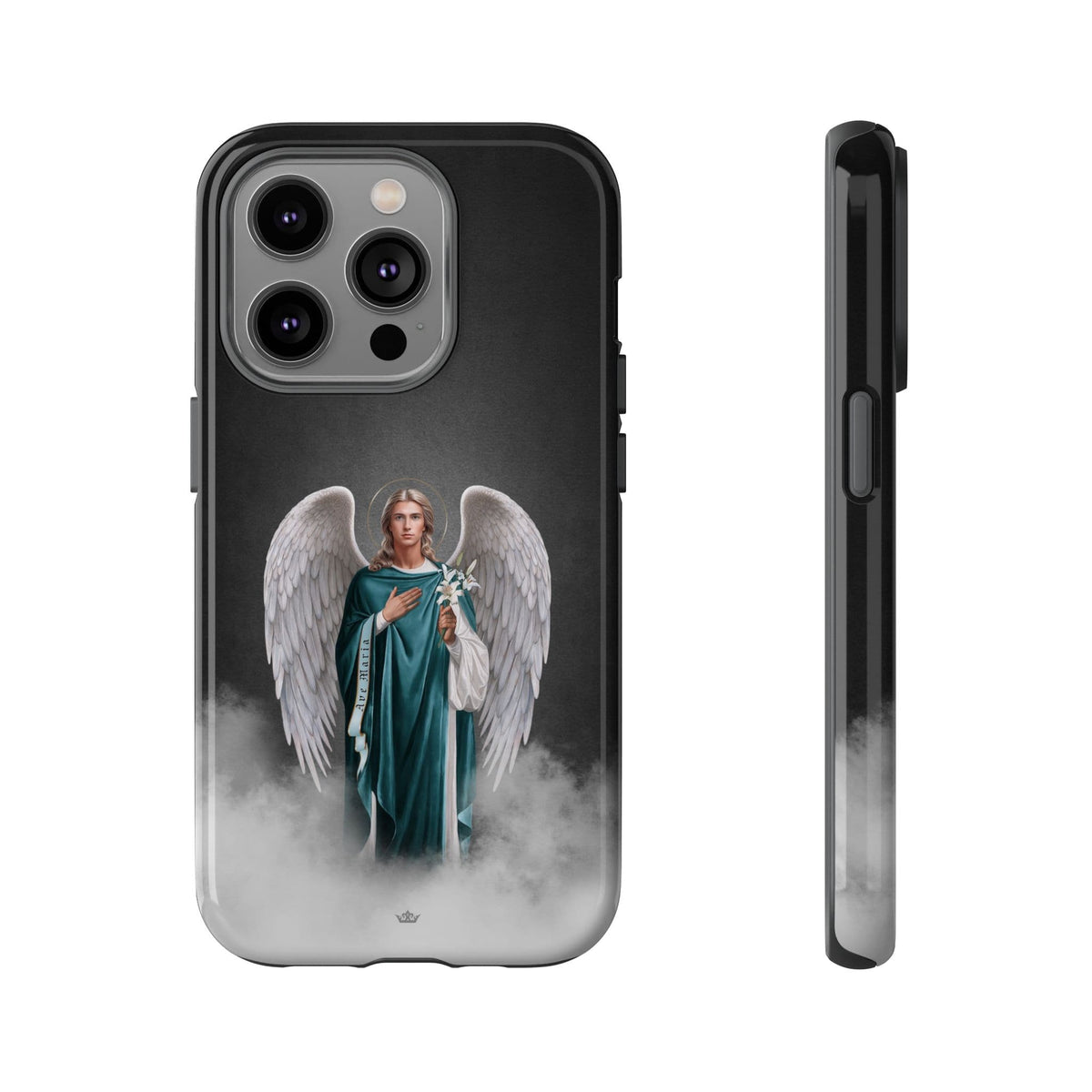 St. Gabriel the Archangel Hard Phone Case (Dark) Copyright VENXARA