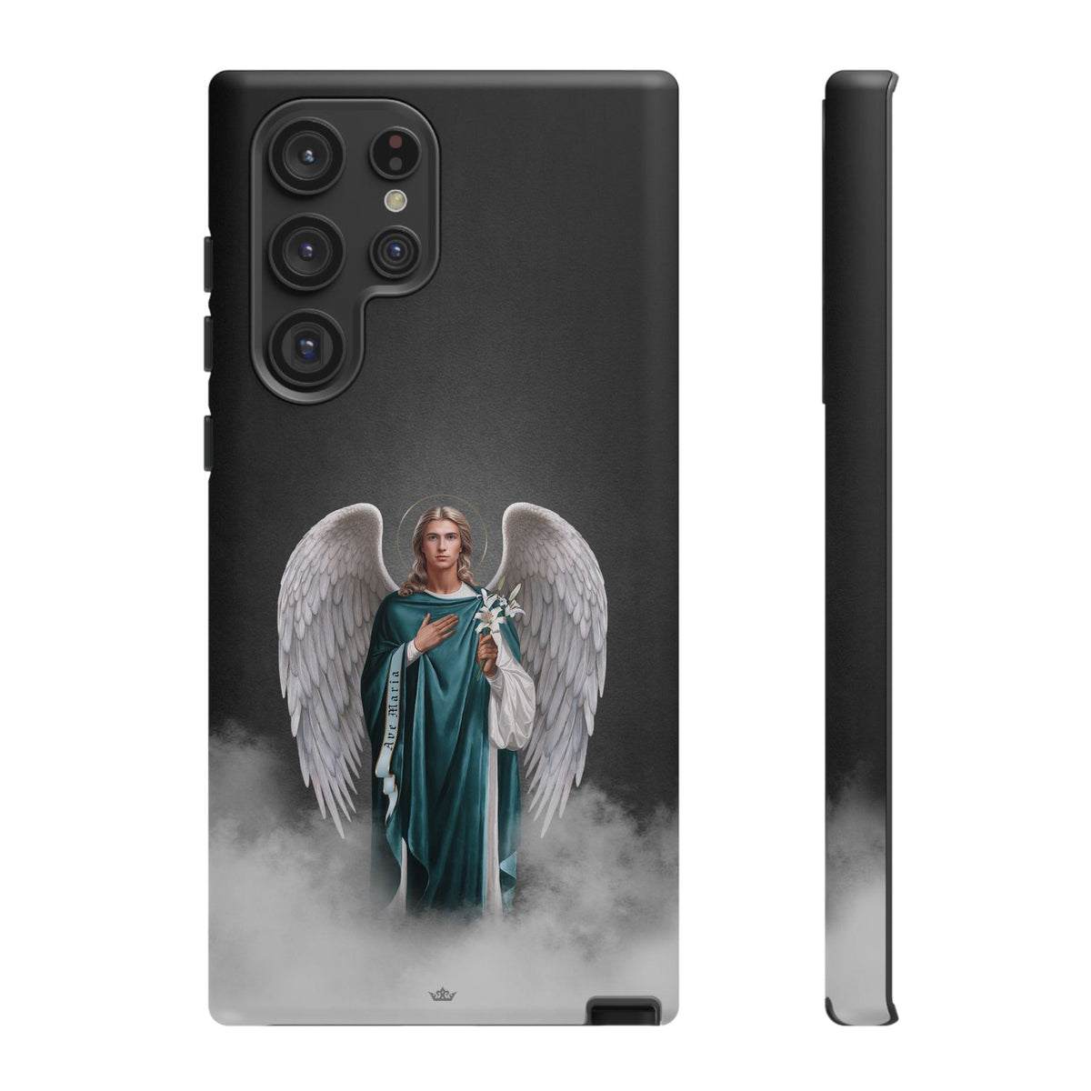 St. Gabriel the Archangel Hard Phone Case (Dark) Copyright VENXARA