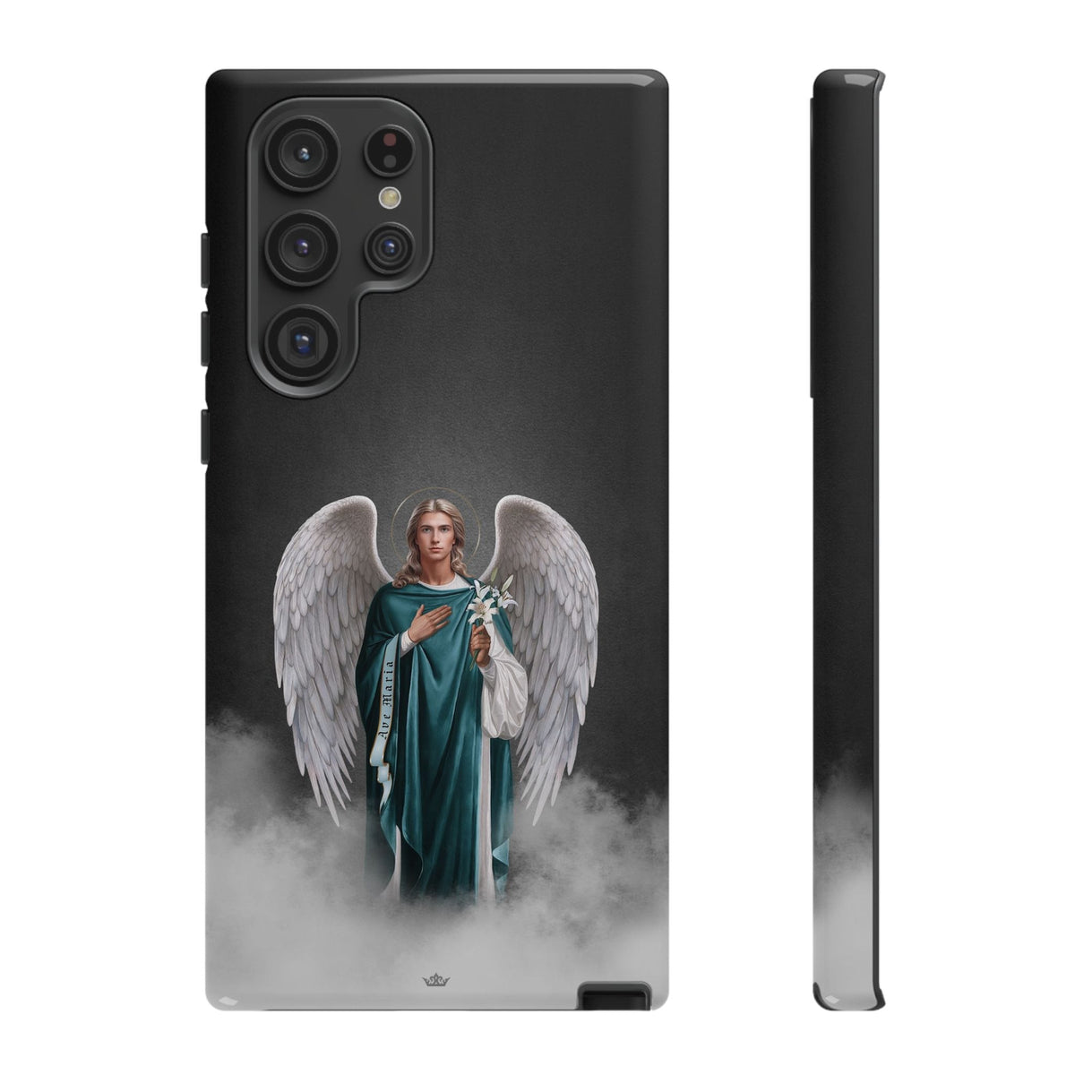 St. Gabriel the Archangel Hard Phone Case (Dark) Copyright VENXARA
