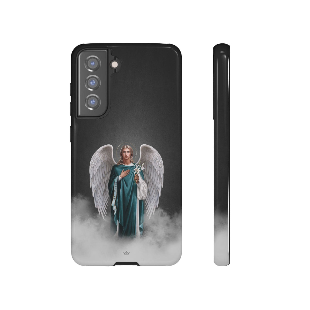 St. Gabriel the Archangel Hard Phone Case (Dark) Copyright VENXARA