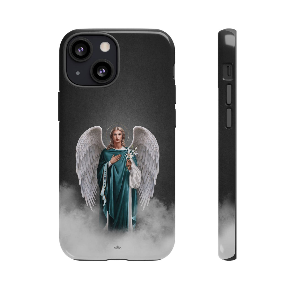 St. Gabriel the Archangel Hard Phone Case (Dark) Copyright VENXARA