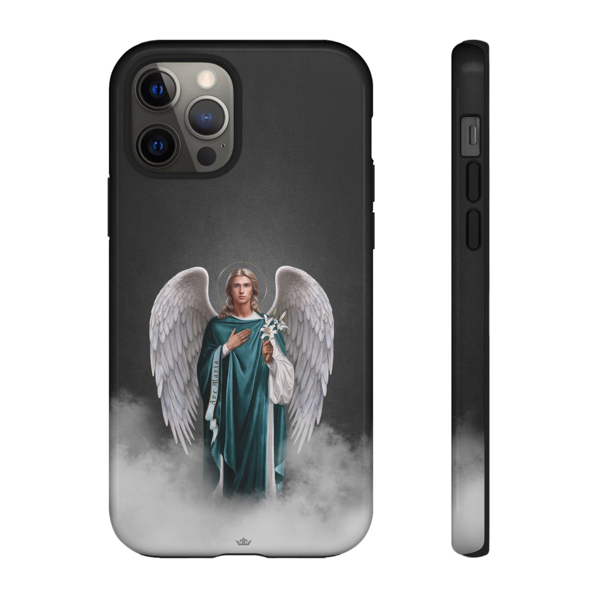 St. Gabriel the Archangel Hard Phone Case (Dark) Copyright VENXARA