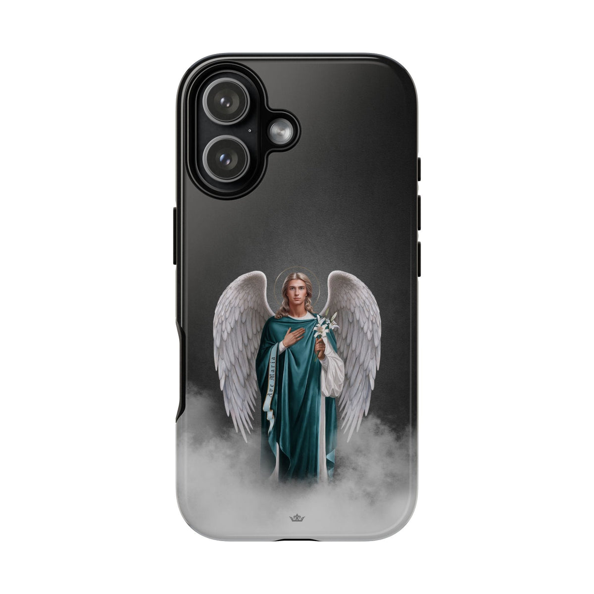 St. Gabriel the Archangel Hard Phone Case (Dark) Copyright VENXARA