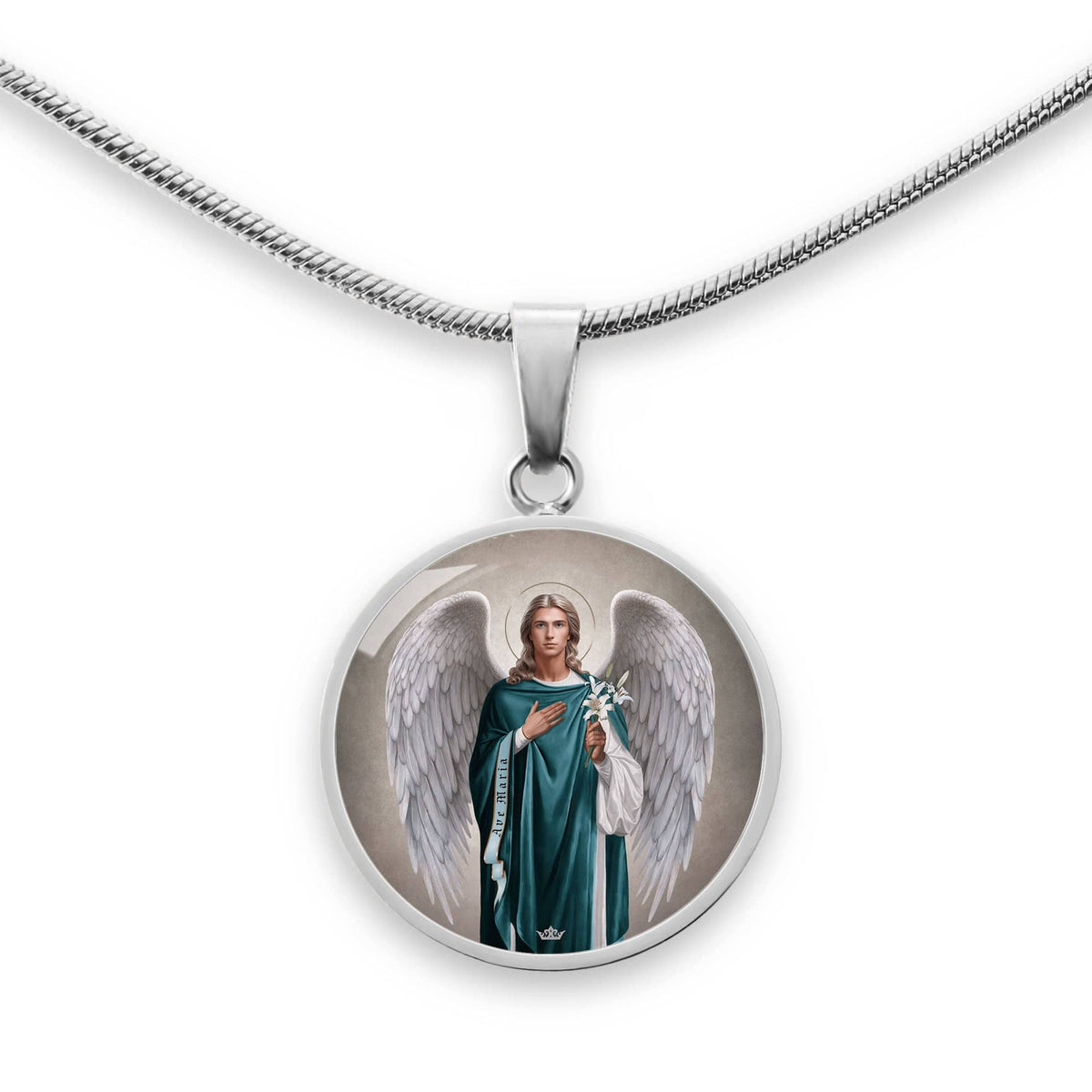 St. Gabriel the Archangel Pendant Necklace Copyright VENXARA
