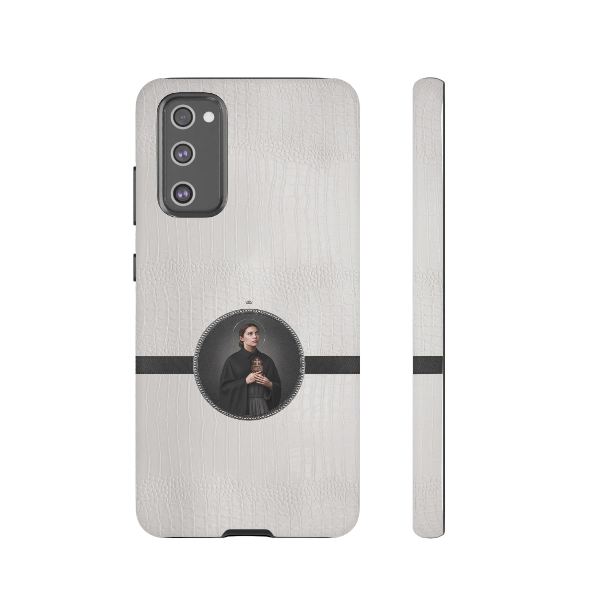 St. Gemma Galgani Hard Phone Case (Blanc Croc) - VENXARA®