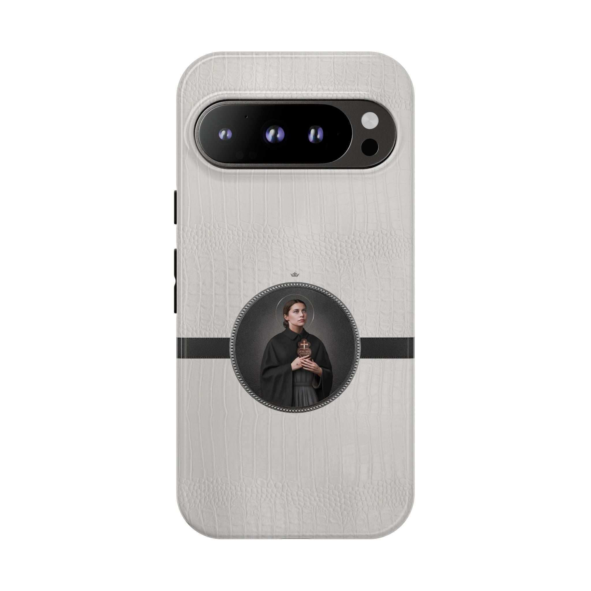 St. Gemma Galgani Hard Phone Case (Blanc Croc) - VENXARA®