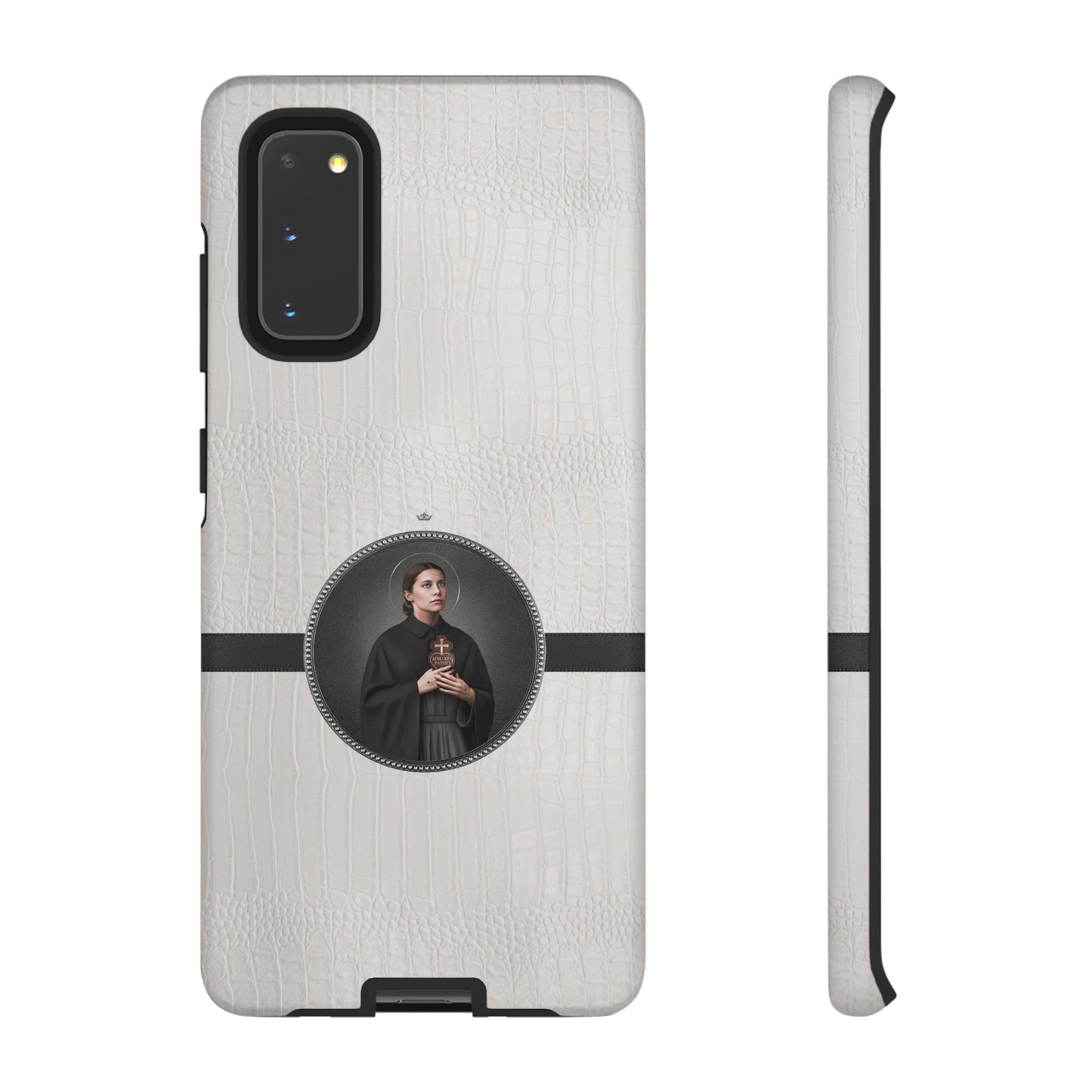 St. Gemma Galgani Hard Phone Case (Blanc Croc) - VENXARA®