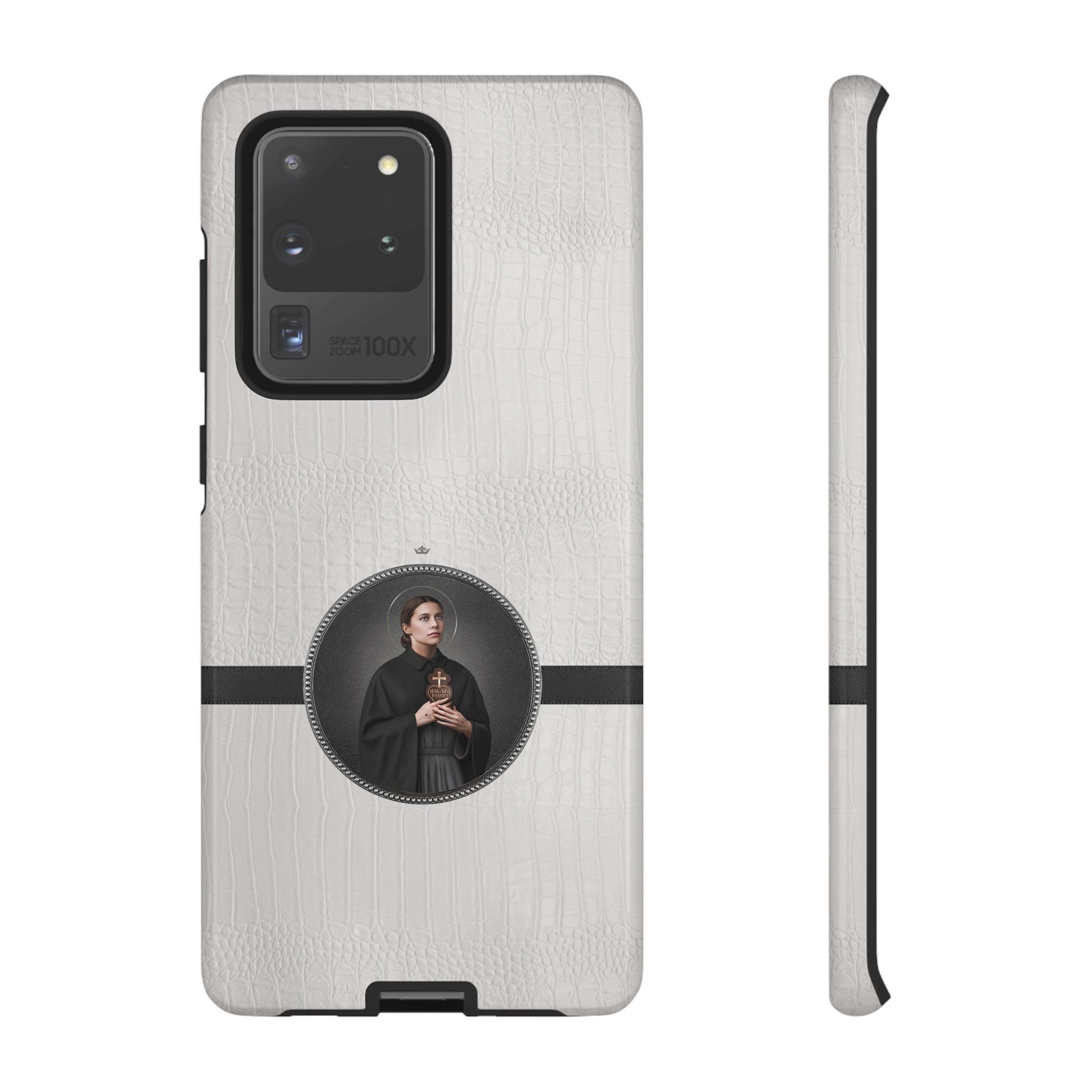 St. Gemma Galgani Hard Phone Case (Blanc Croc) - VENXARA®