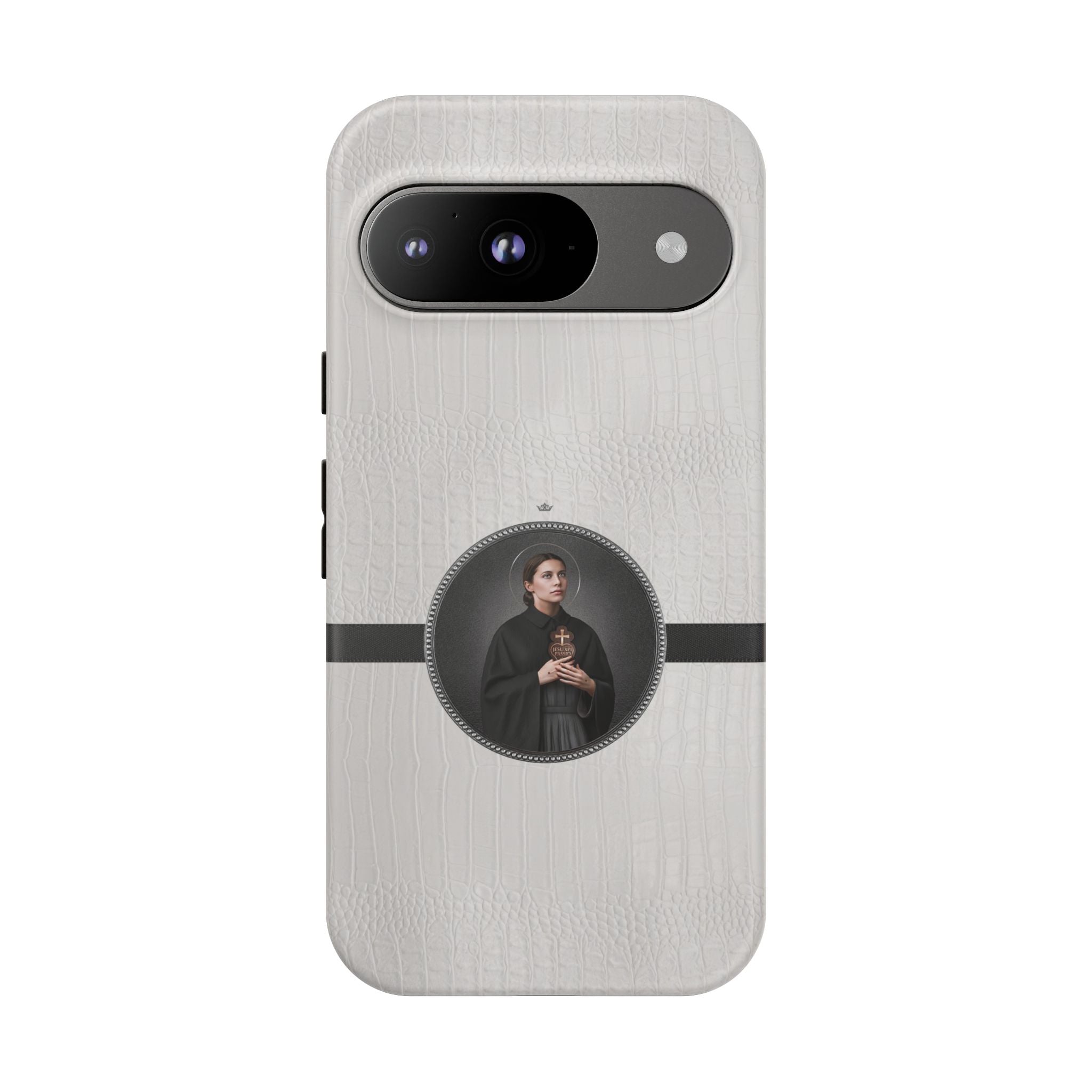 St. Gemma Galgani Hard Phone Case (Blanc Croc) - VENXARA®