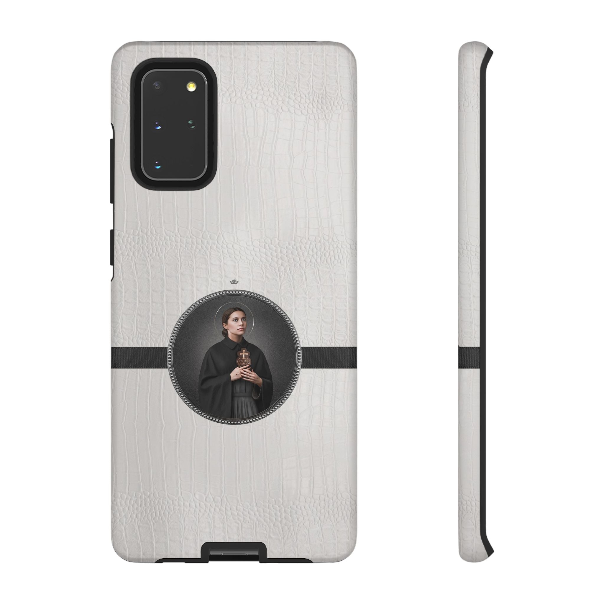 St. Gemma Galgani Hard Phone Case (Blanc Croc) - VENXARA®