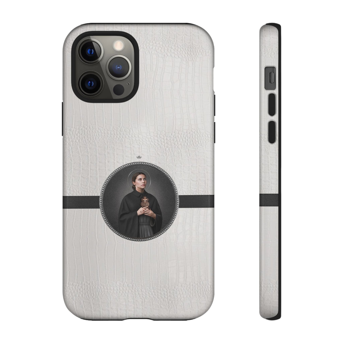 St. Gemma Galgani Hard Phone Case (Blanc Croc) Copyright VENXARA