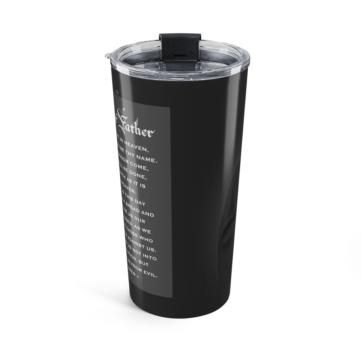 St. Gemma Galgani Lord's Prayer Tumbler (Ash 20 oz) Copyright VENXARA