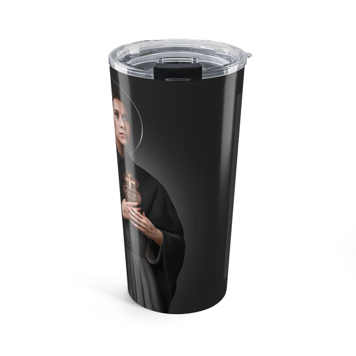 St. Gemma Galgani Lord's Prayer Tumbler (Ash 20 oz) Copyright VENXARA