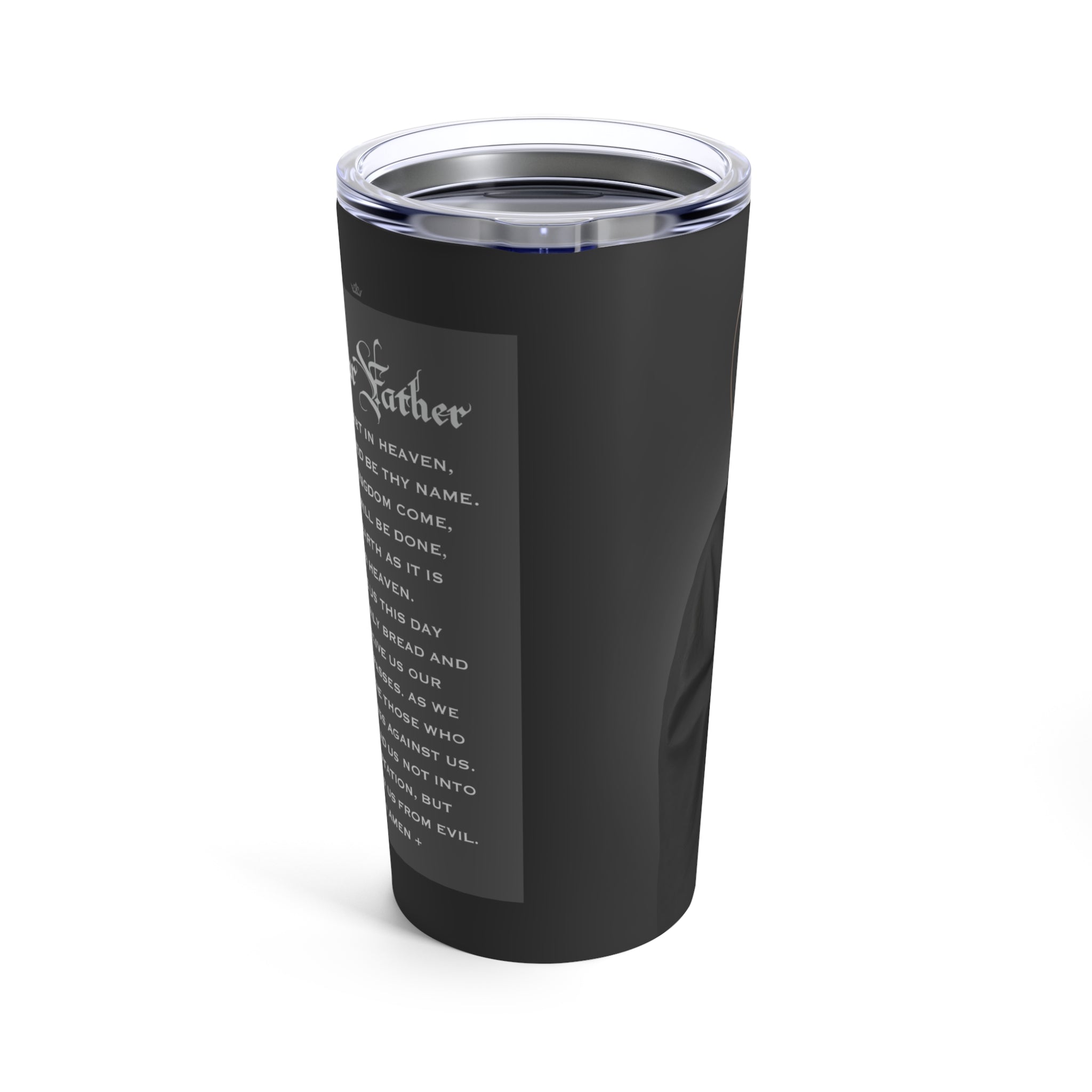 St. Gemma Galgani Lord's Prayer Tumbler 20 oz. (Ash) - VENXARA®