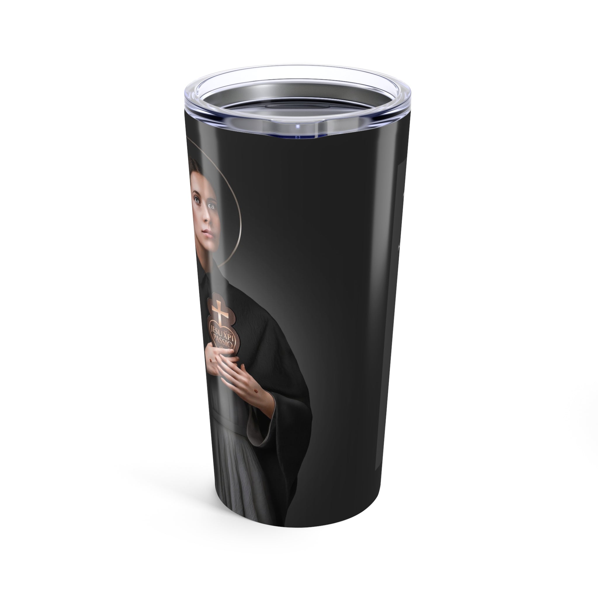 St. Gemma Galgani Lord's Prayer Tumbler (Ash 20 oz) - VENXARA