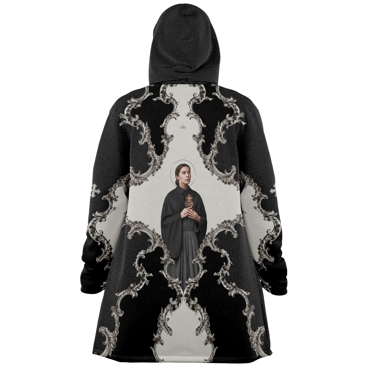 St. Gemma Galgani Microfleece Cloak (Baroque Leopard) - VENXARA®