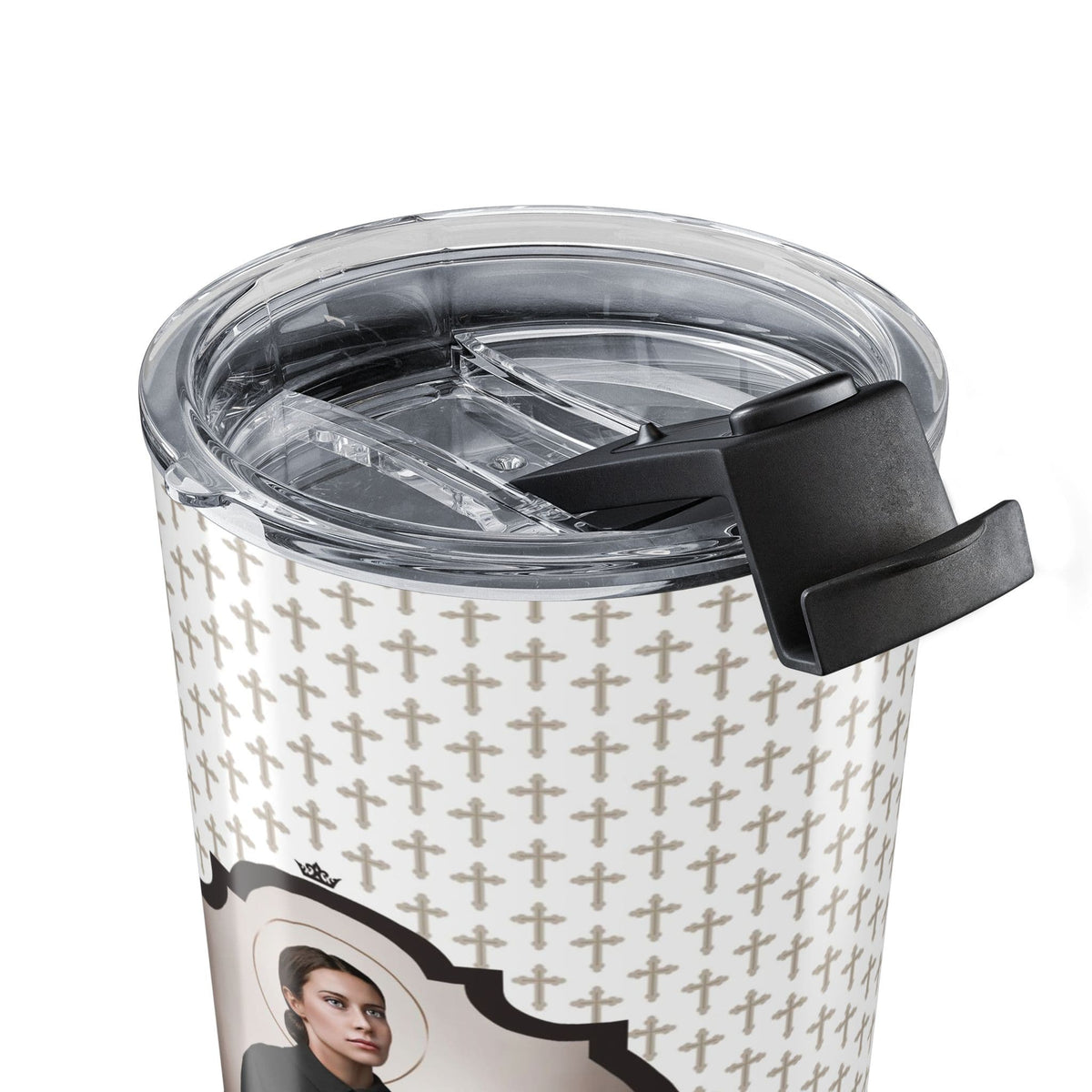 St. Gemma Galgani Tumbler (Crosses 20 oz) Copyright VENXARA