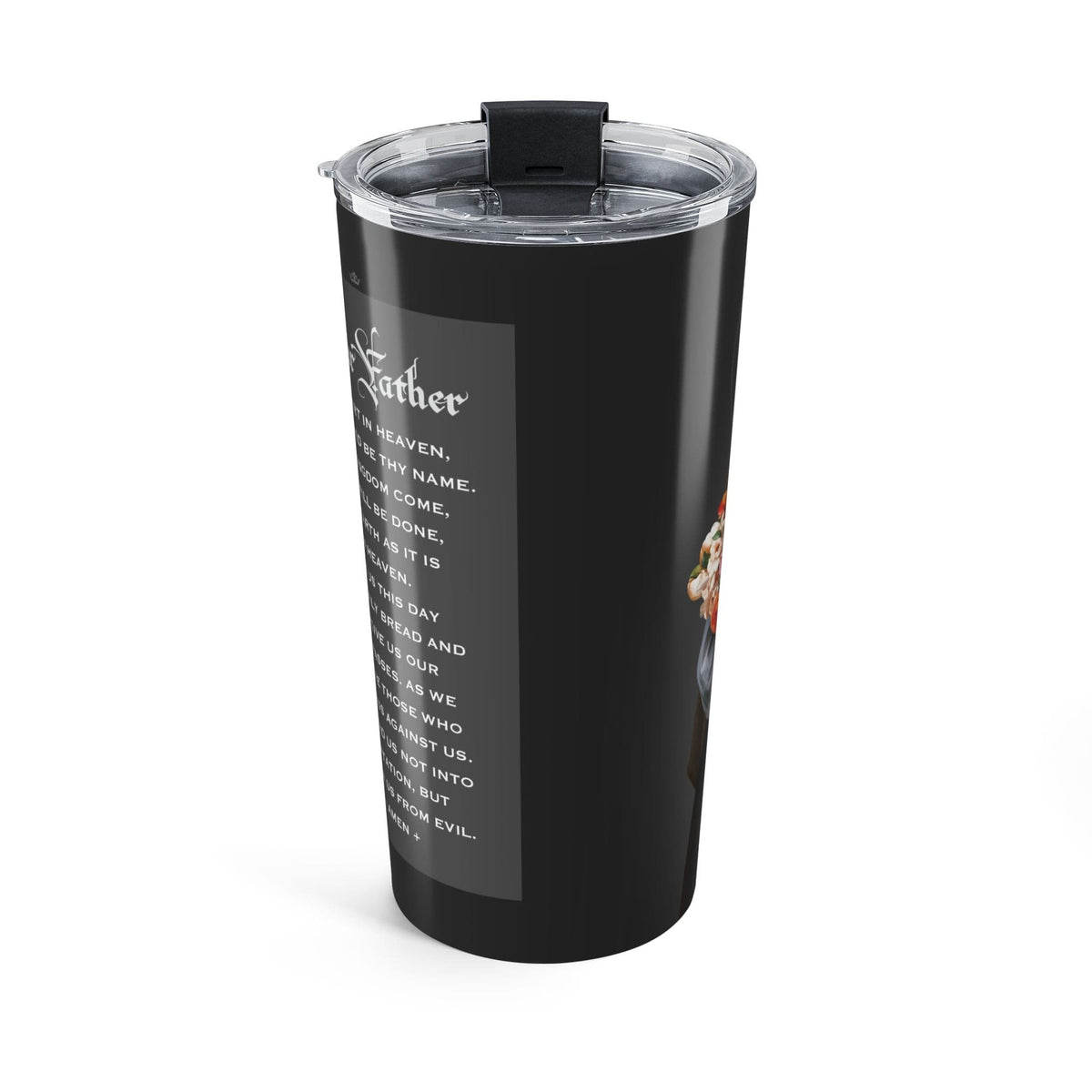 St. Germaine Cousin Lord's Prayer Tumbler (Ash 20 oz) Copyright VENXARA