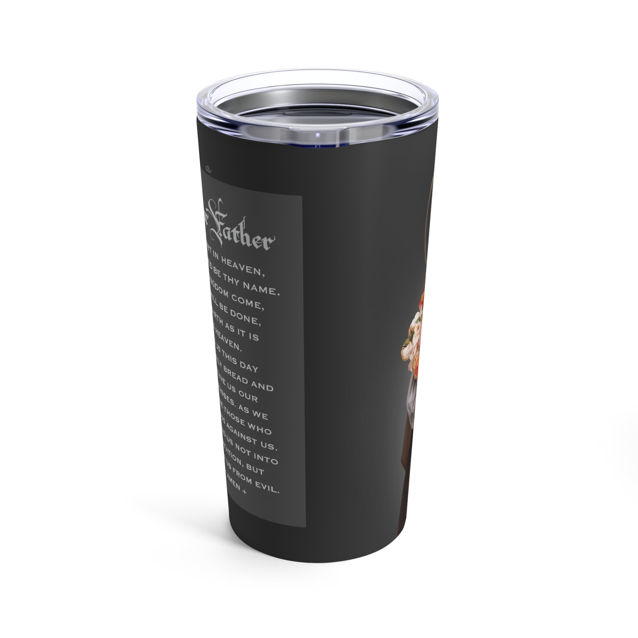 St. Germaine Cousin Lord's Prayer Tumbler 20 oz. (Ash) - VENXARA®