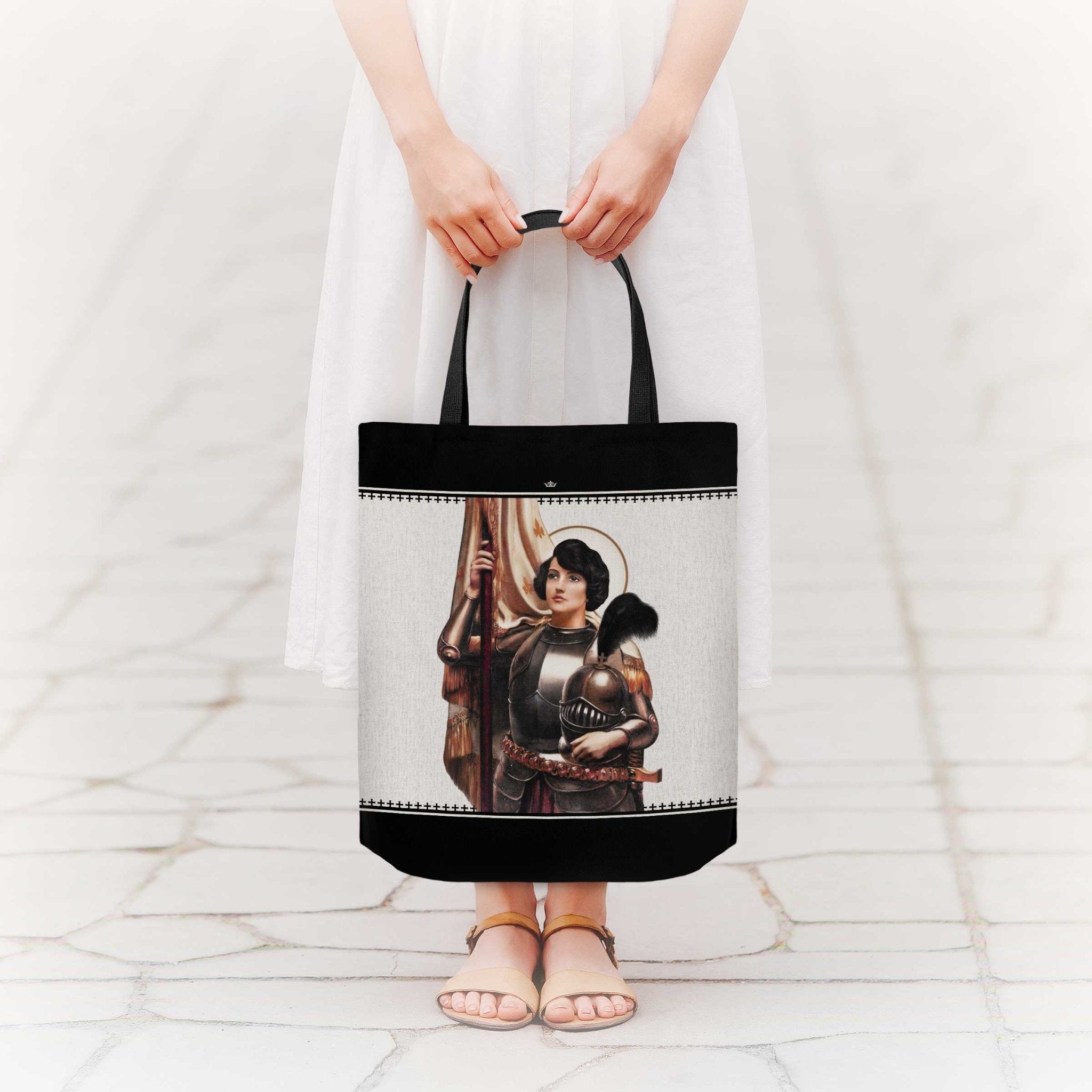 St. Joan of Arc Canvas Tote Bag - VENXARA®