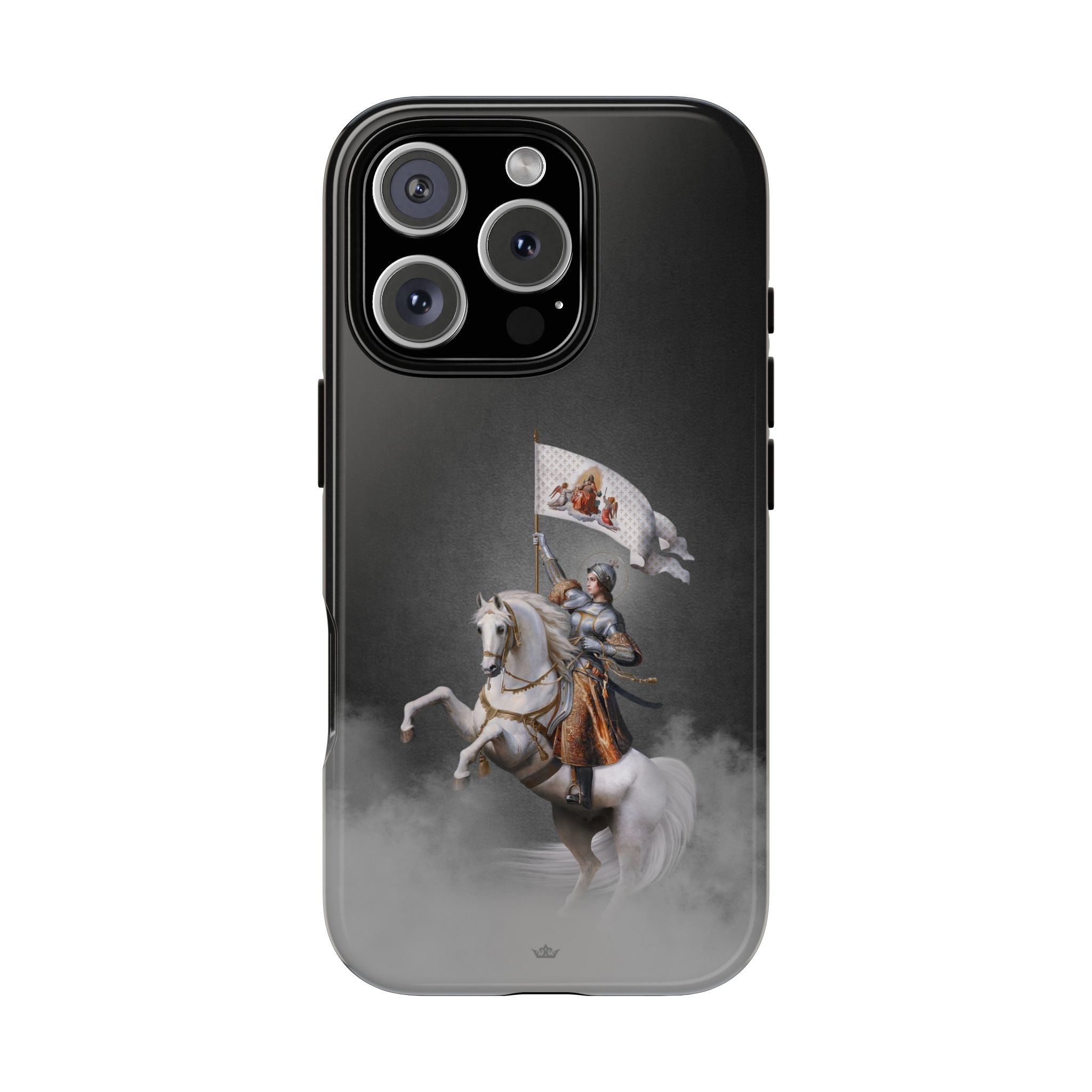 St. Joan of Arc in Battle Hard Phone Case (Dark) - VENXARA®