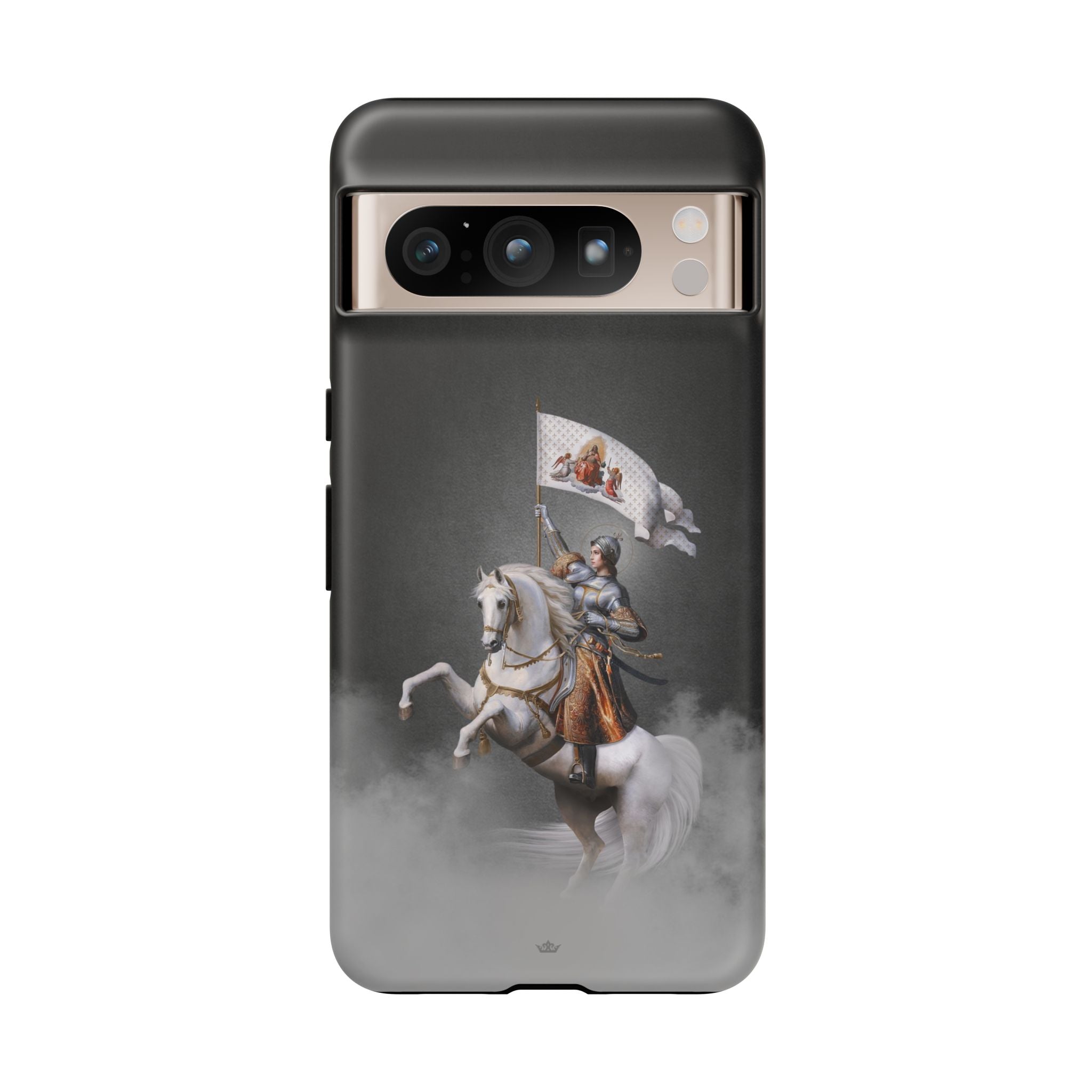 St. Joan of Arc in Battle Hard Phone Case (Dark) - VENXARA®