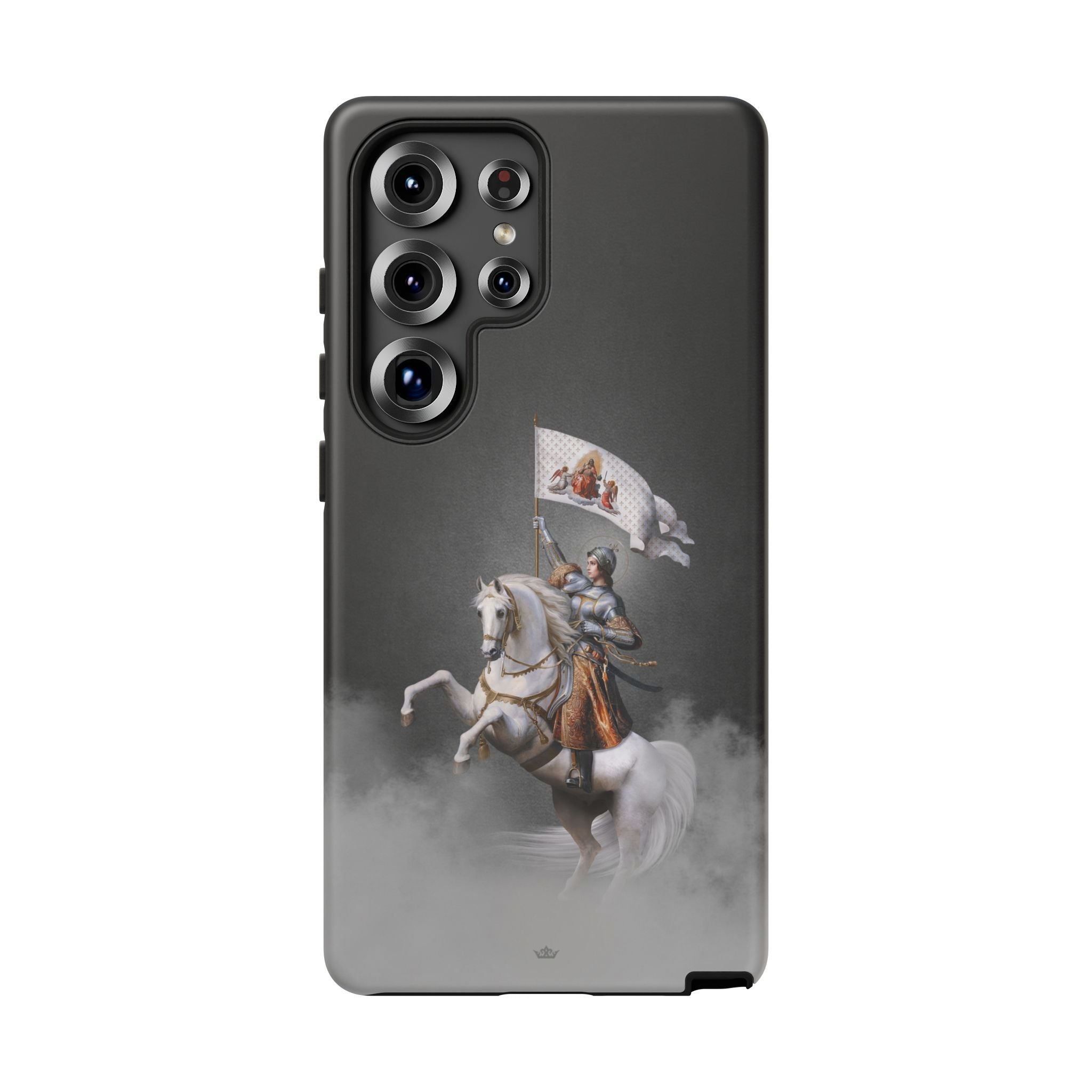 St. Joan of Arc in Battle Hard Phone Case (Dark) - VENXARA®