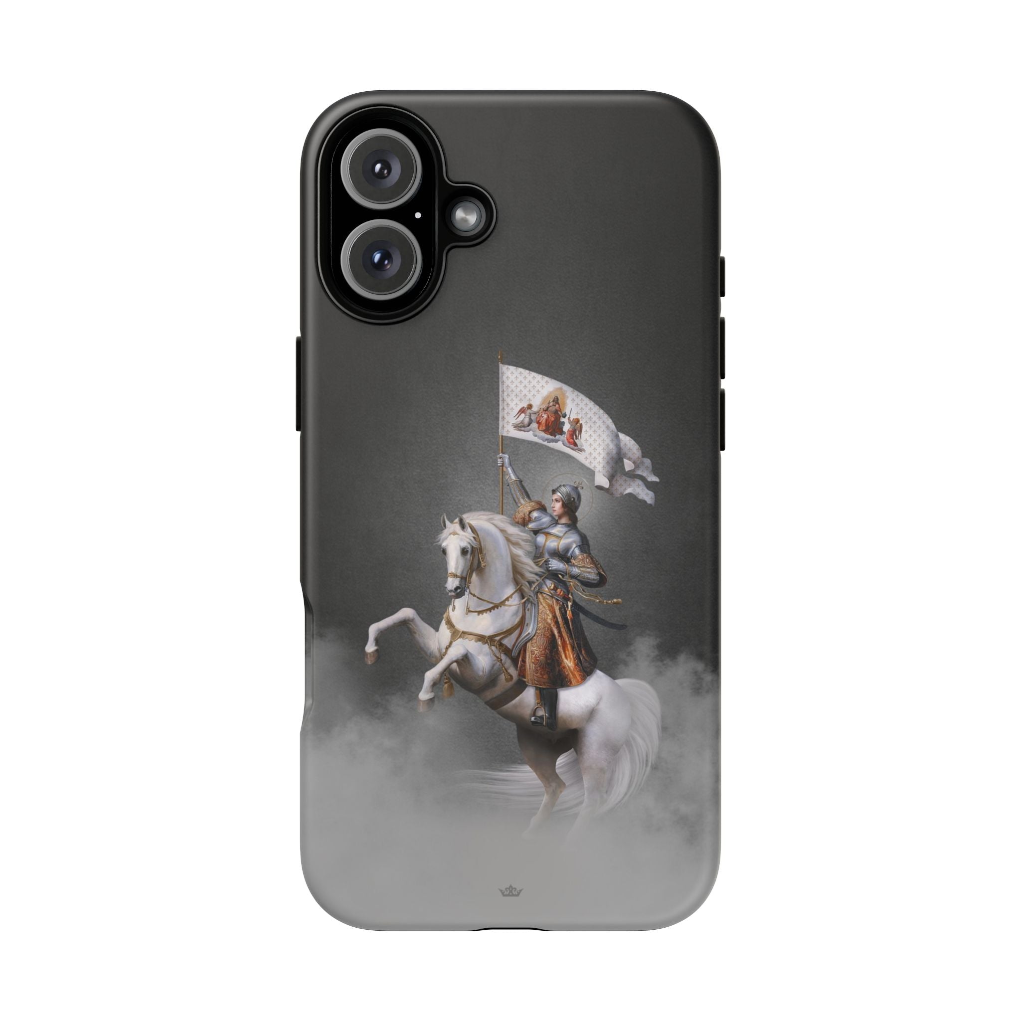 St. Joan of Arc in Battle Hard Phone Case (Dark) - VENXARA®