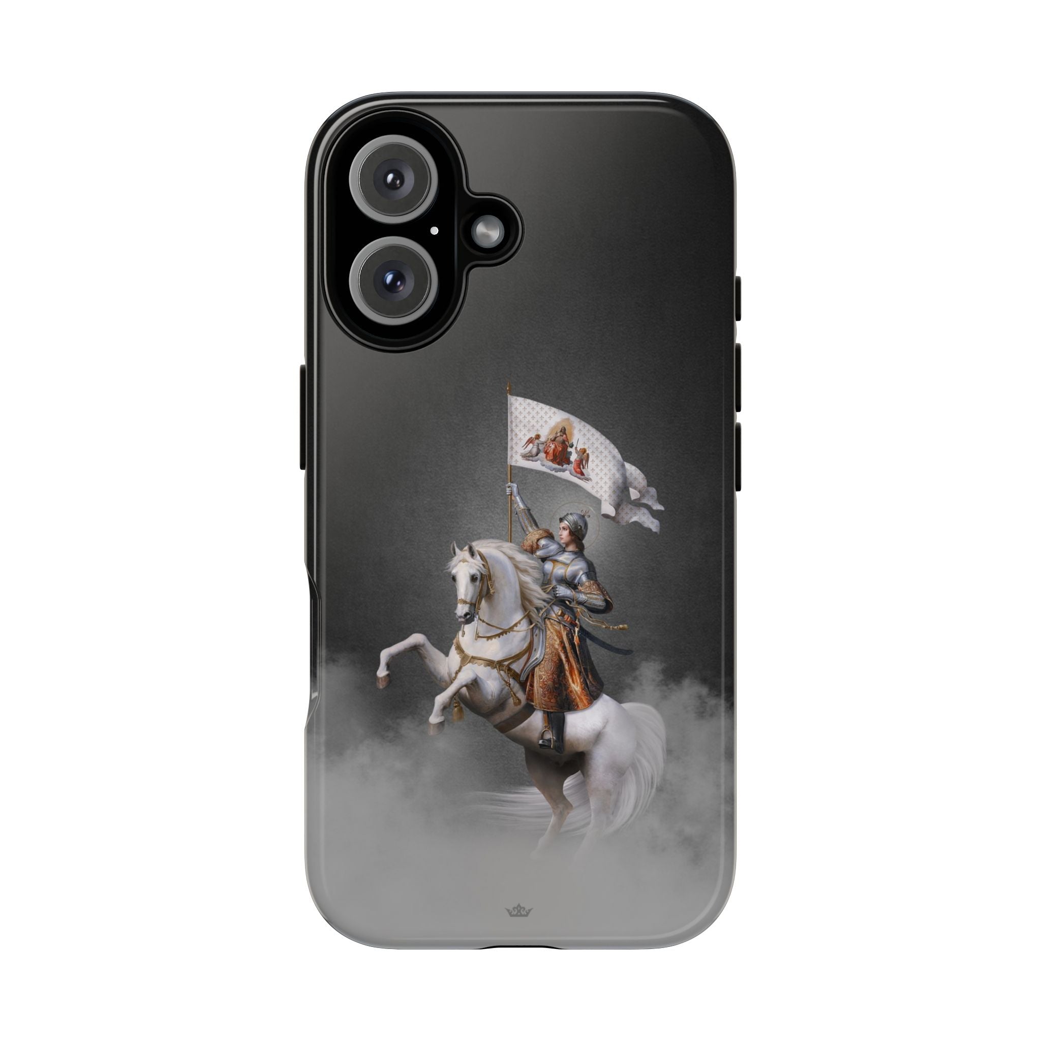 St. Joan of Arc in Battle Hard Phone Case (Dark) - VENXARA®