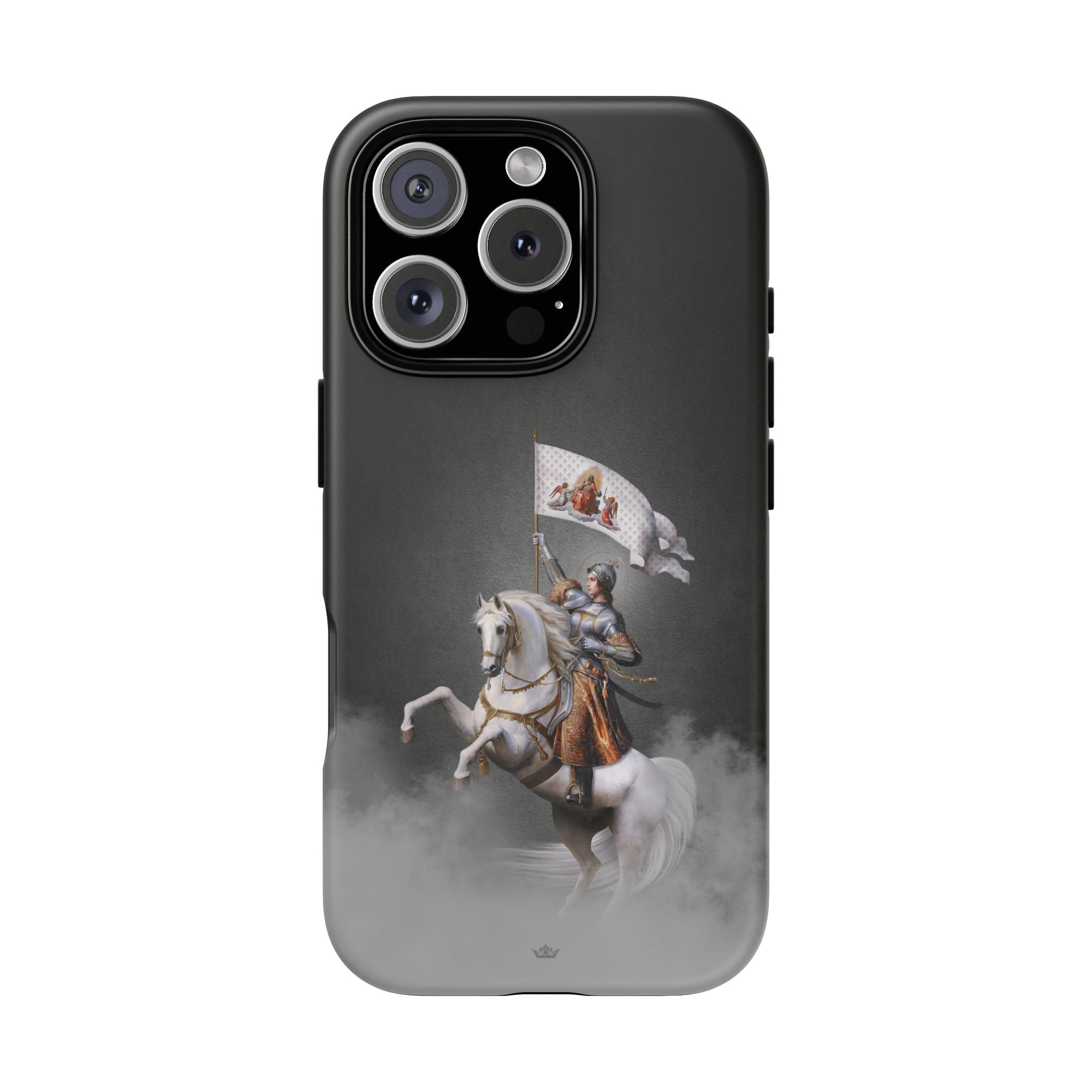 St. Joan of Arc in Battle Hard Phone Case (Dark) - VENXARA®