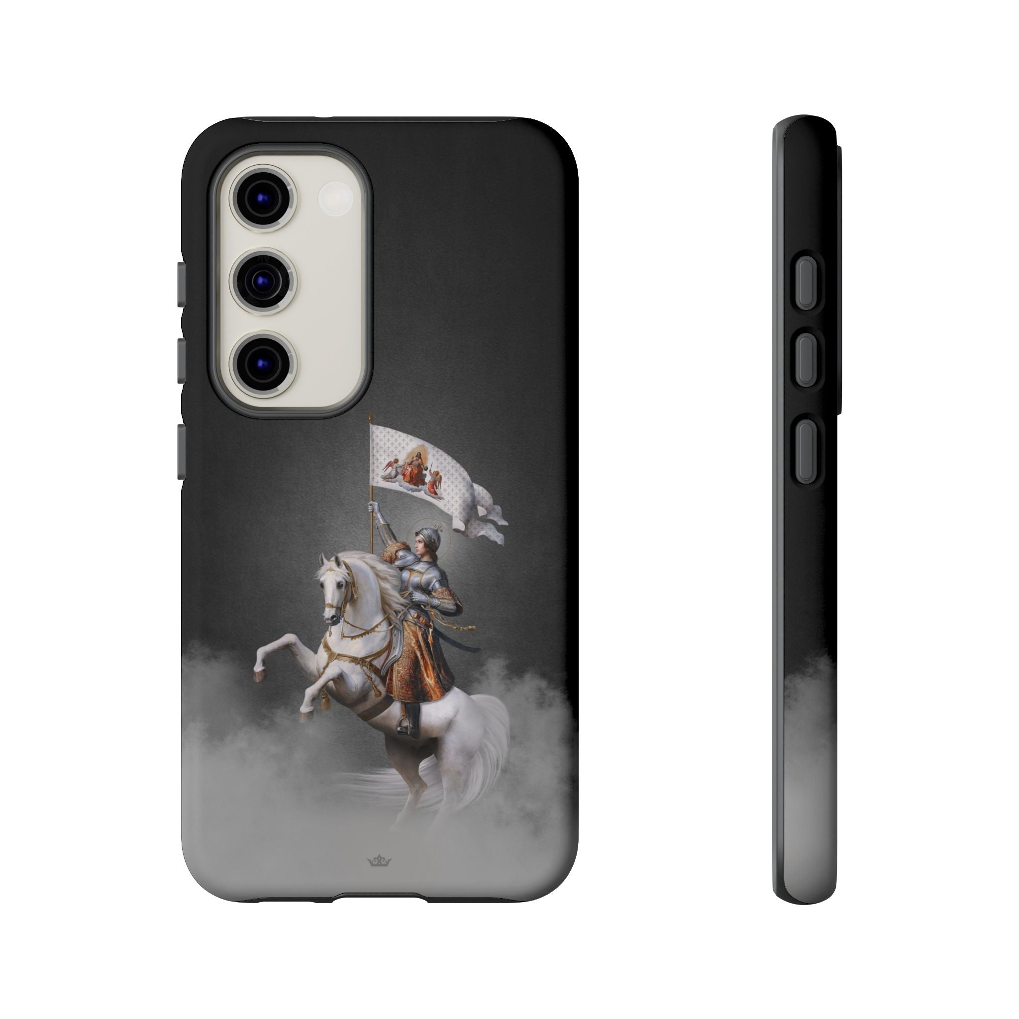 St. Joan of Arc in Battle Hard Phone Case (Dark) - VENXARA®