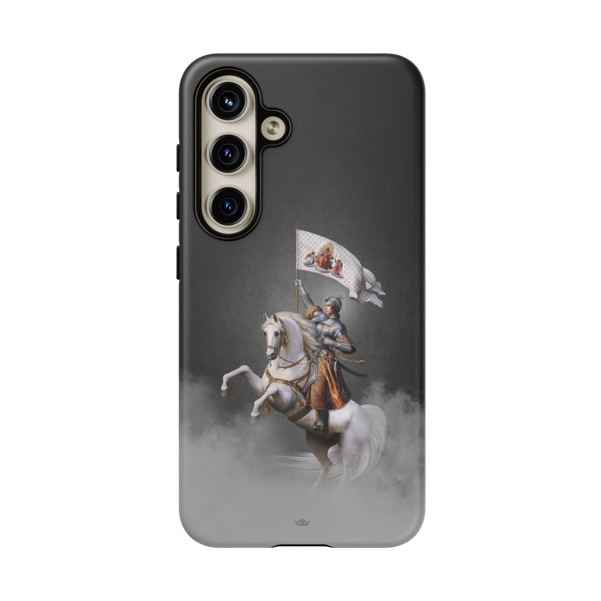 St. Joan of Arc in Battle Hard Phone Case (Dark) - VENXARA®