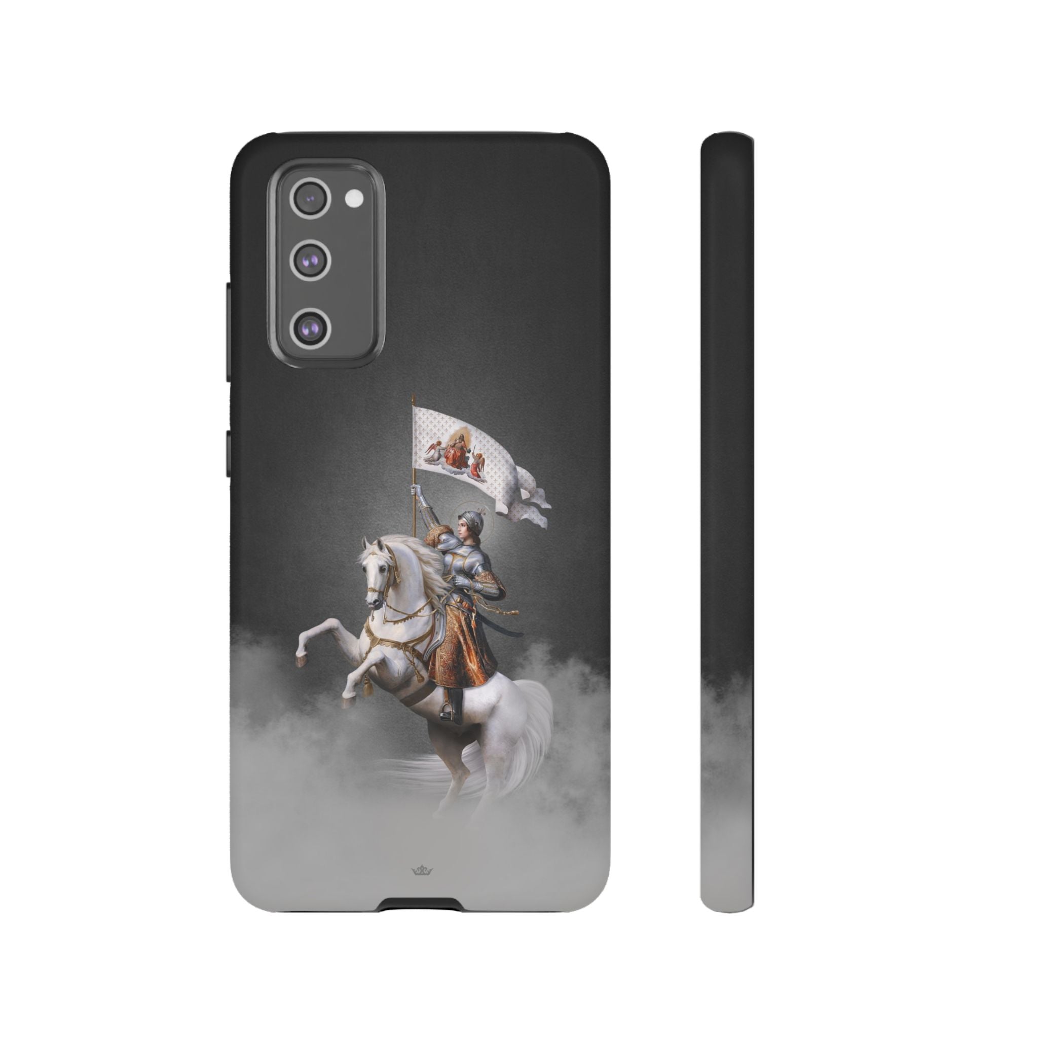 St. Joan of Arc in Battle Hard Phone Case (Dark) - VENXARA®